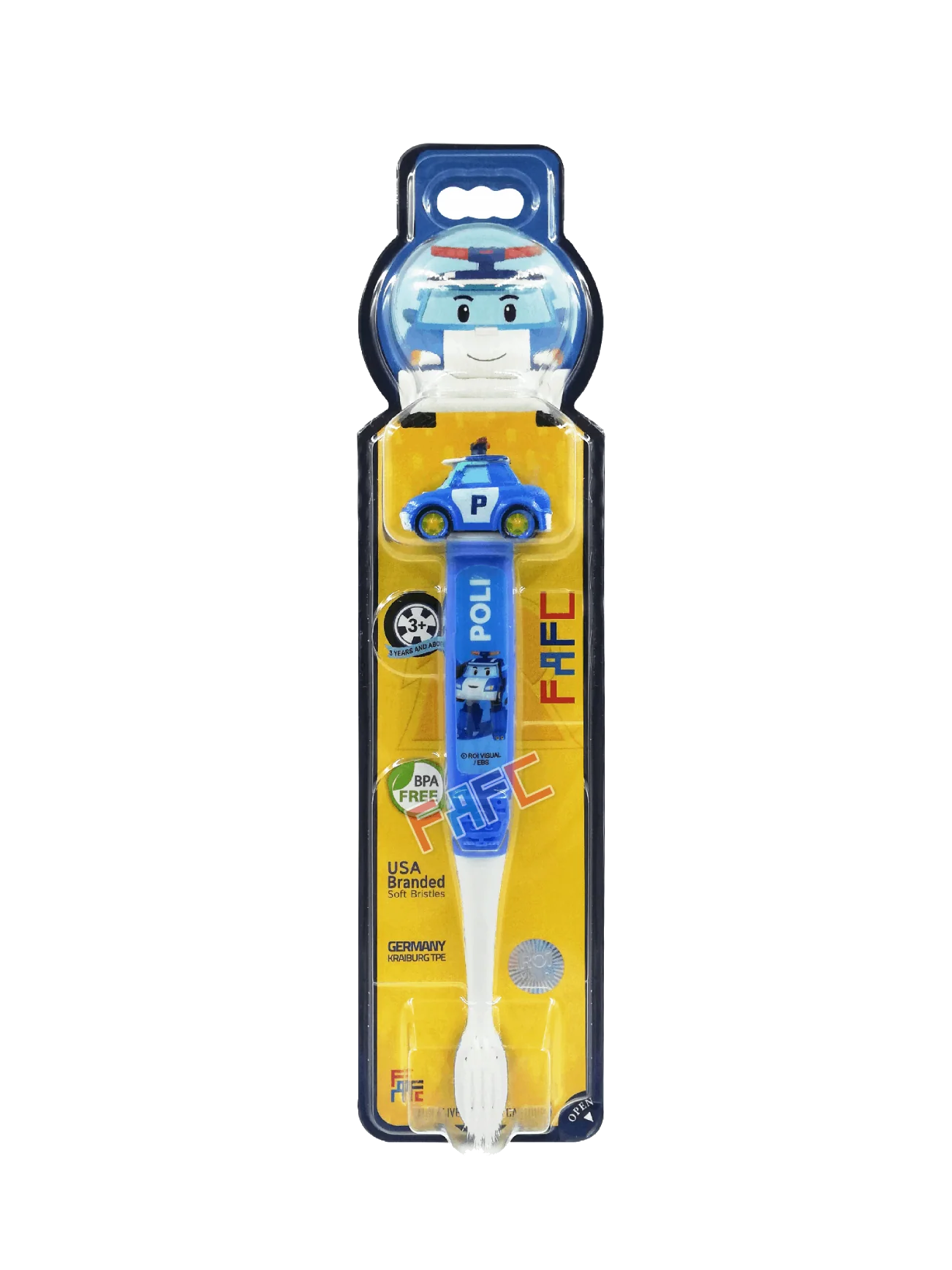 ROBOCAR POLI POLI FIGURINE KIDS TOOTH BRUSH