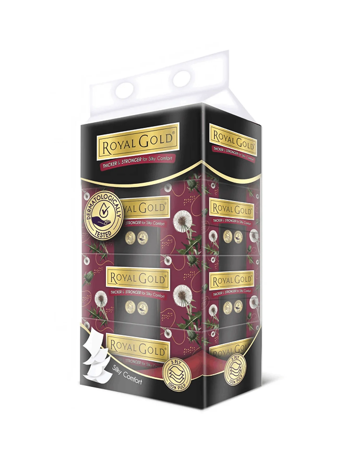 ROYAL GOLD LUX WHITE TISSUE (L) SPACK 3PLY 4X100S - Image 2