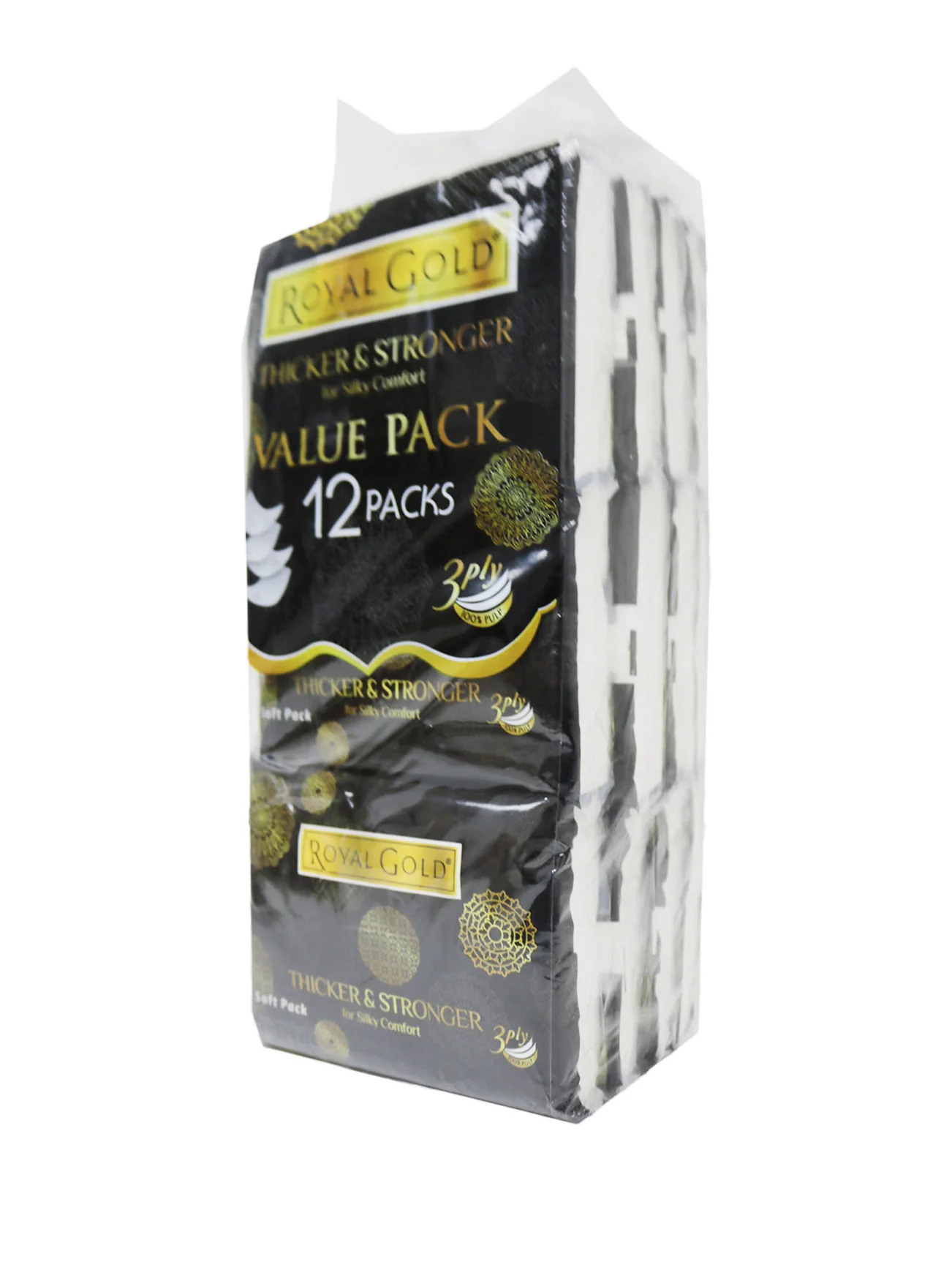 ROYAL GOLD LUX WHITE TISSUE SOFT PACK 3PLY 12X50S - Image 2