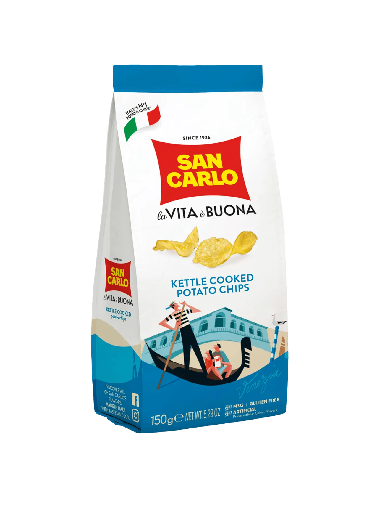 SAN CARLO KETTLED COOK CHIP 100G
