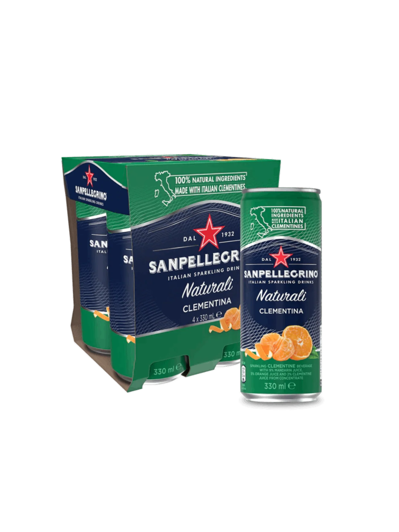 SAN PELLEGRINO CLEMENTINA 4X330ML