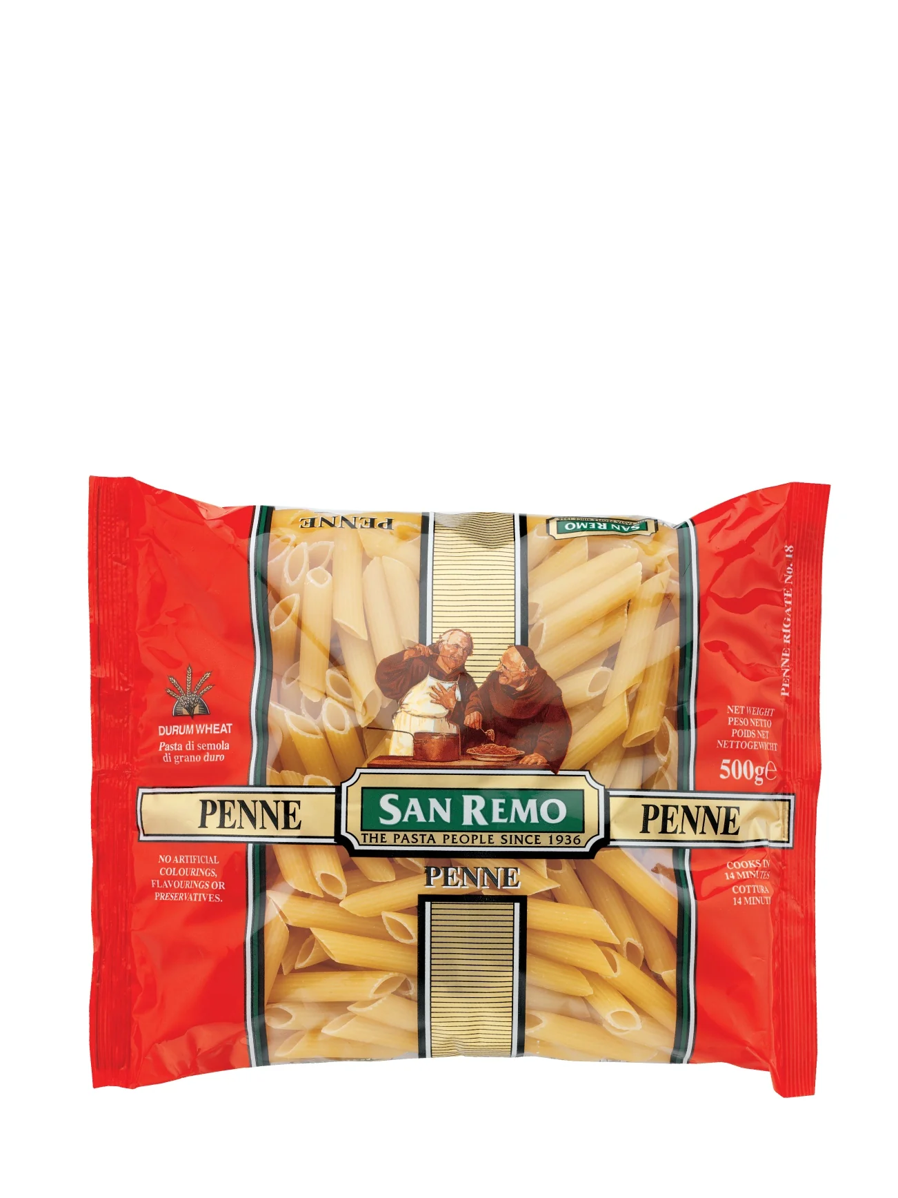 SAN REMO PENNE RIGATI 500G - Image 2