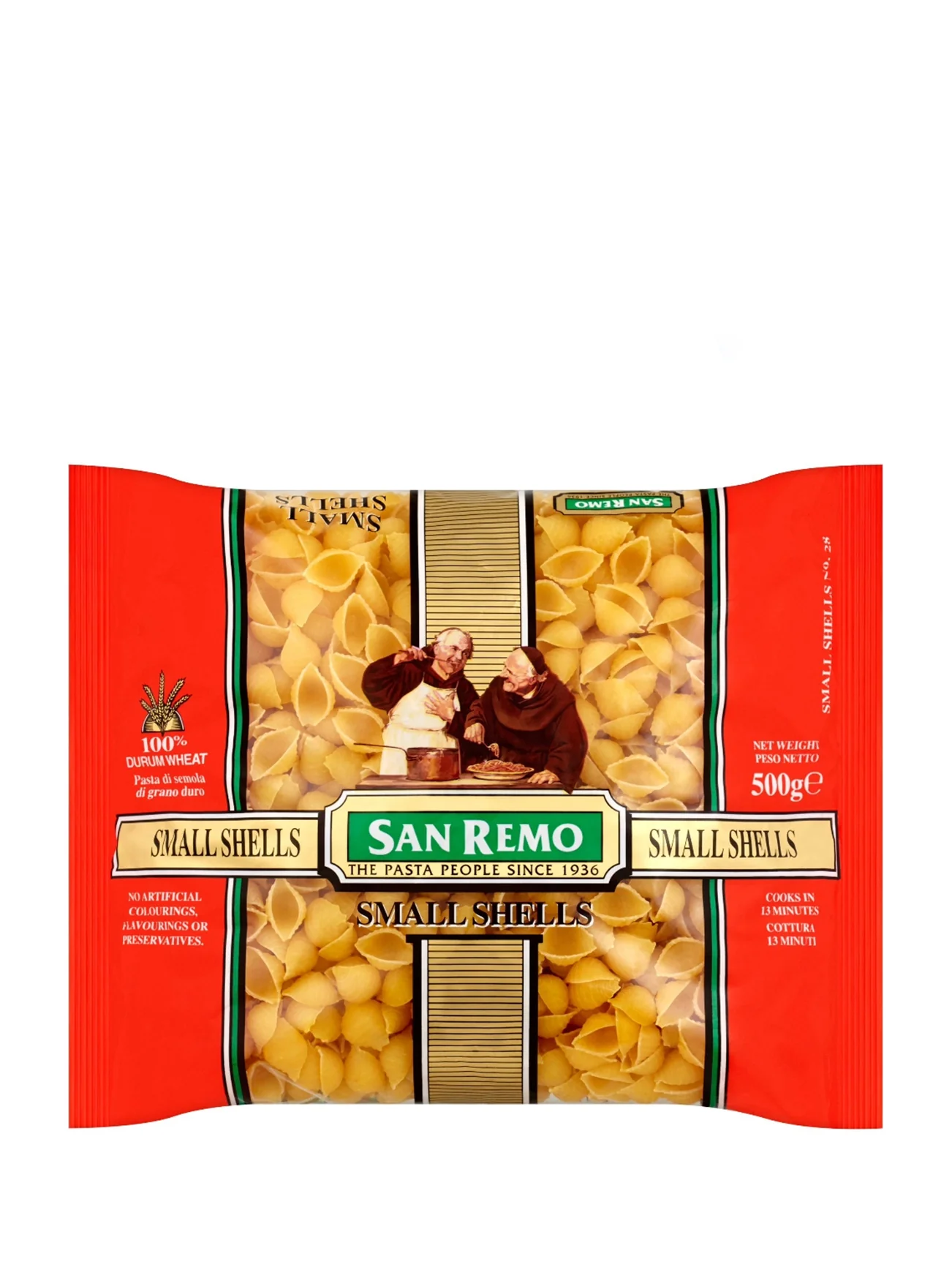 SAN REMO SMALL SHELLS NO.28 500GM