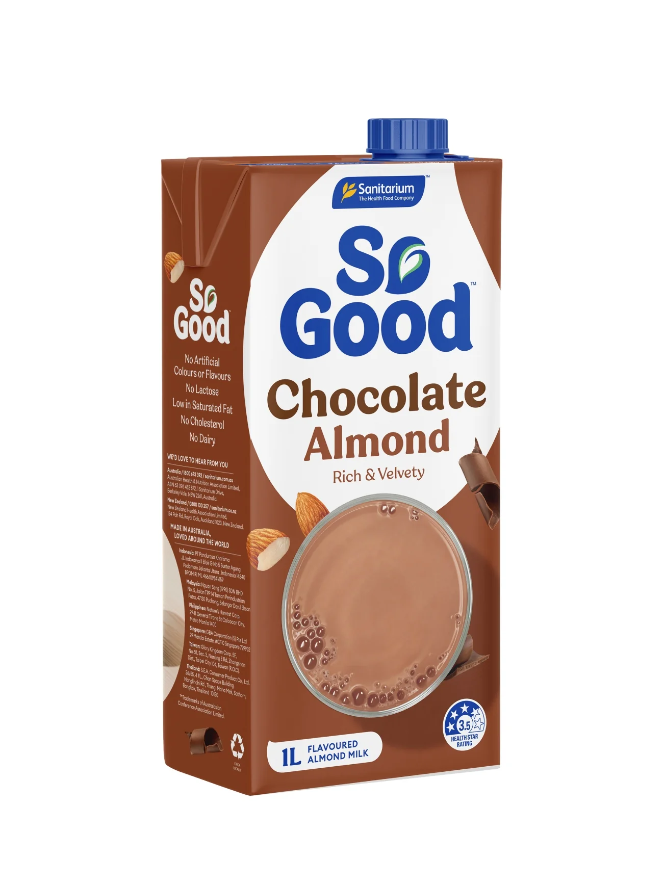 SANITARIUM SO GOOD ALMOND MILK CHOCOLATE 1L