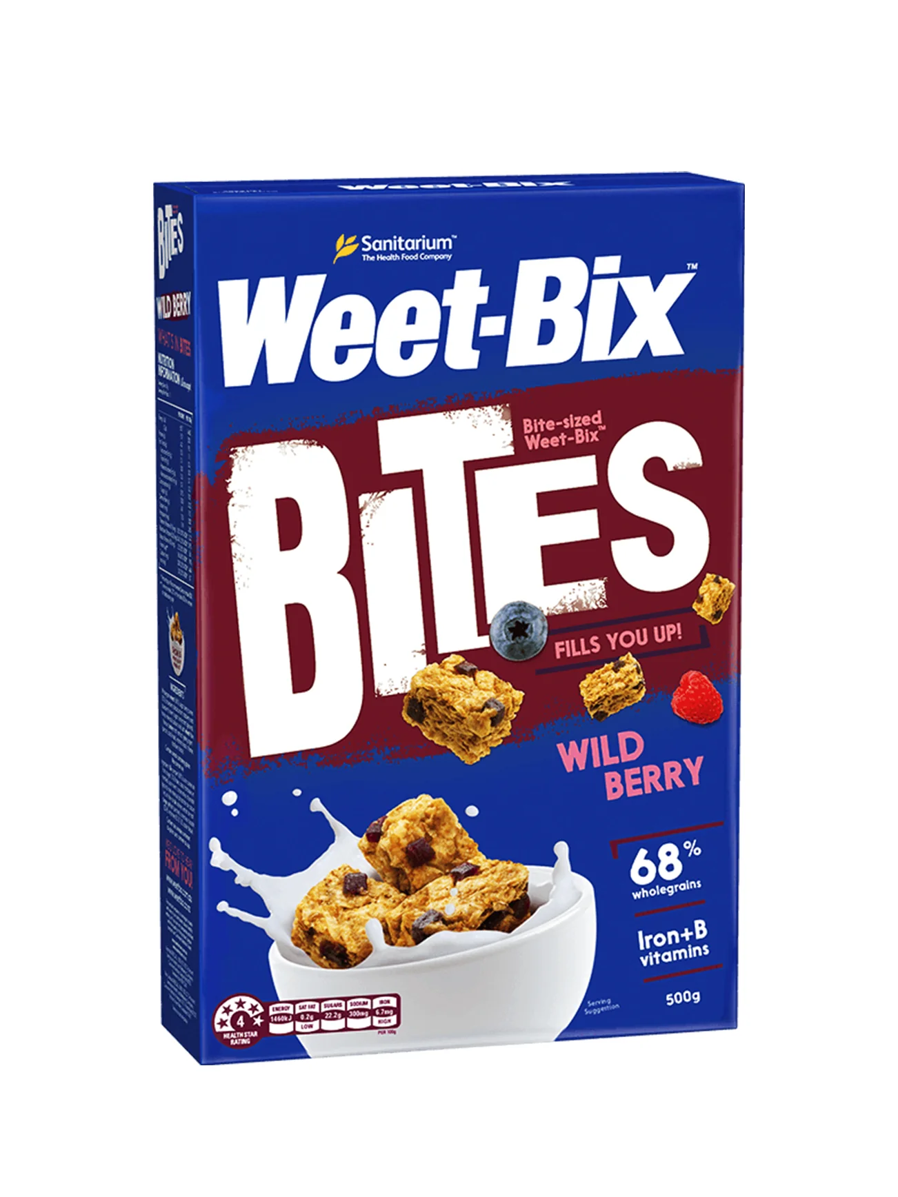 SANITARIUM WEET-BIX FRUITY WILD BERRY 500GM