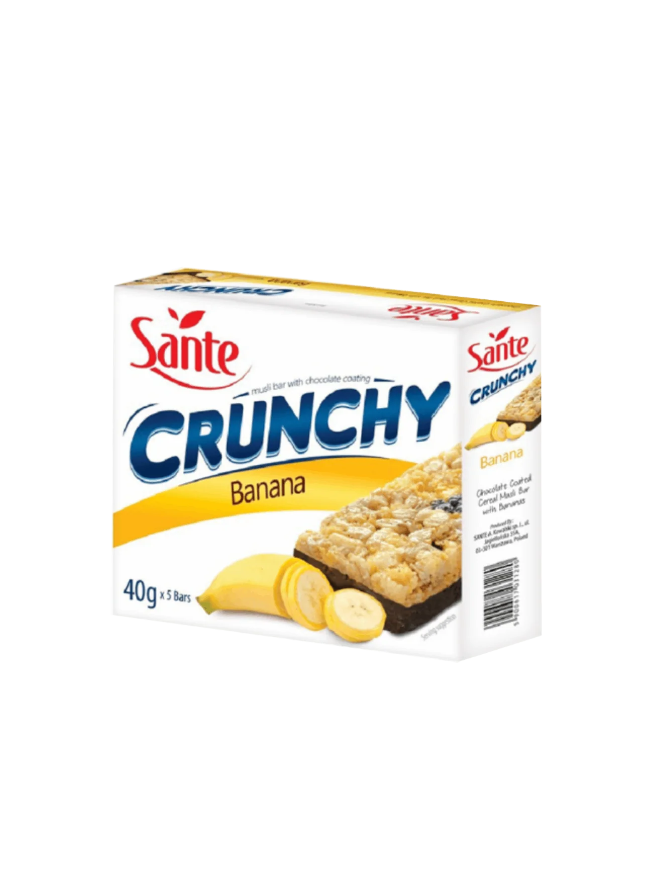 SANTE CRUNCHY MUESLI BANANA WITH CHOC 5X40GM
