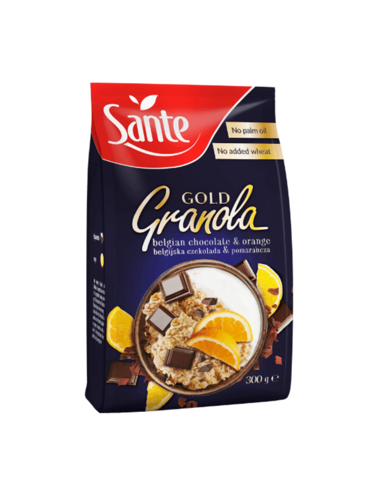 SANTE GRANOLA GOLD BELGIAN CHOCO & ORANGE 300G