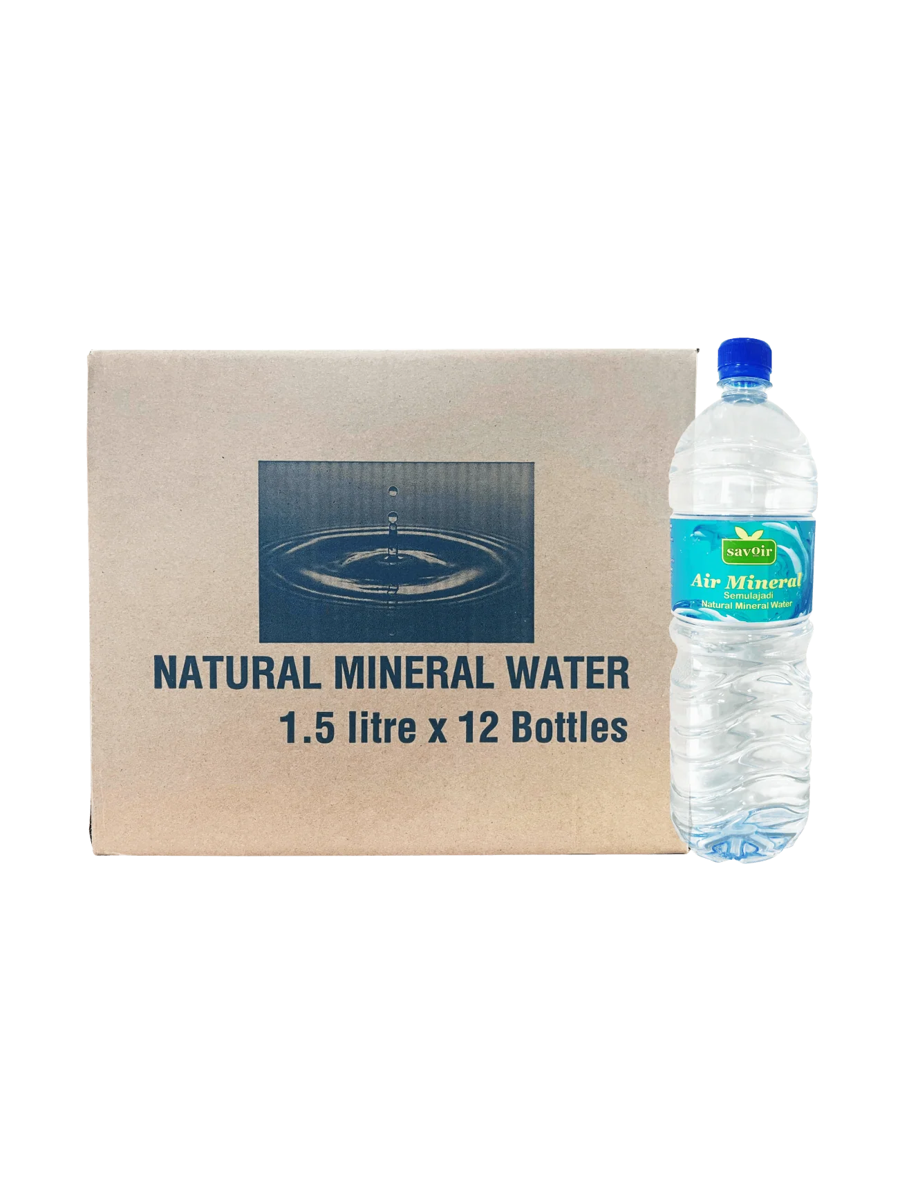 SAVOIR NATURAL MINERAL WATER 12X1.5L