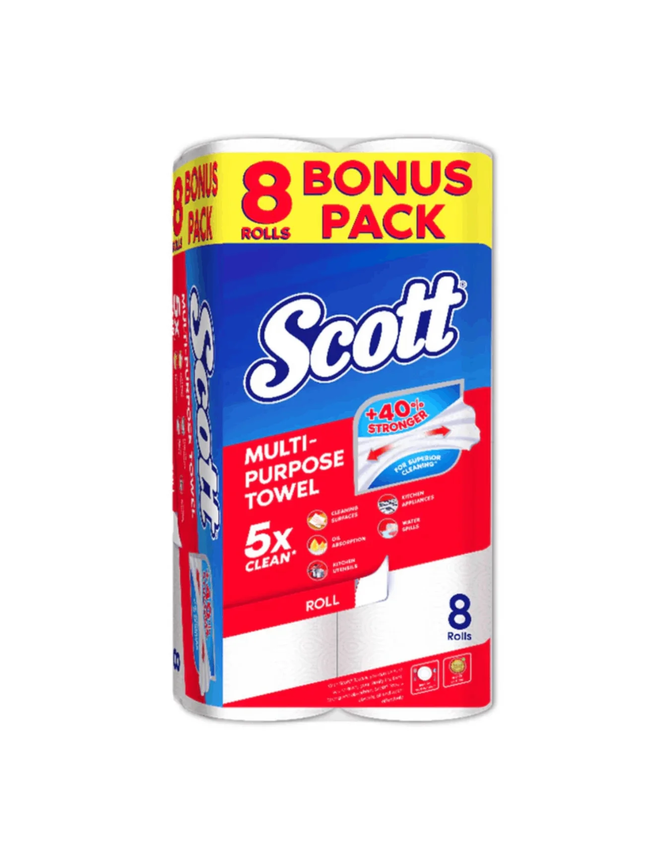 SCOTT MULTI PURPOSE TOWEL 55SX8 ROLLS