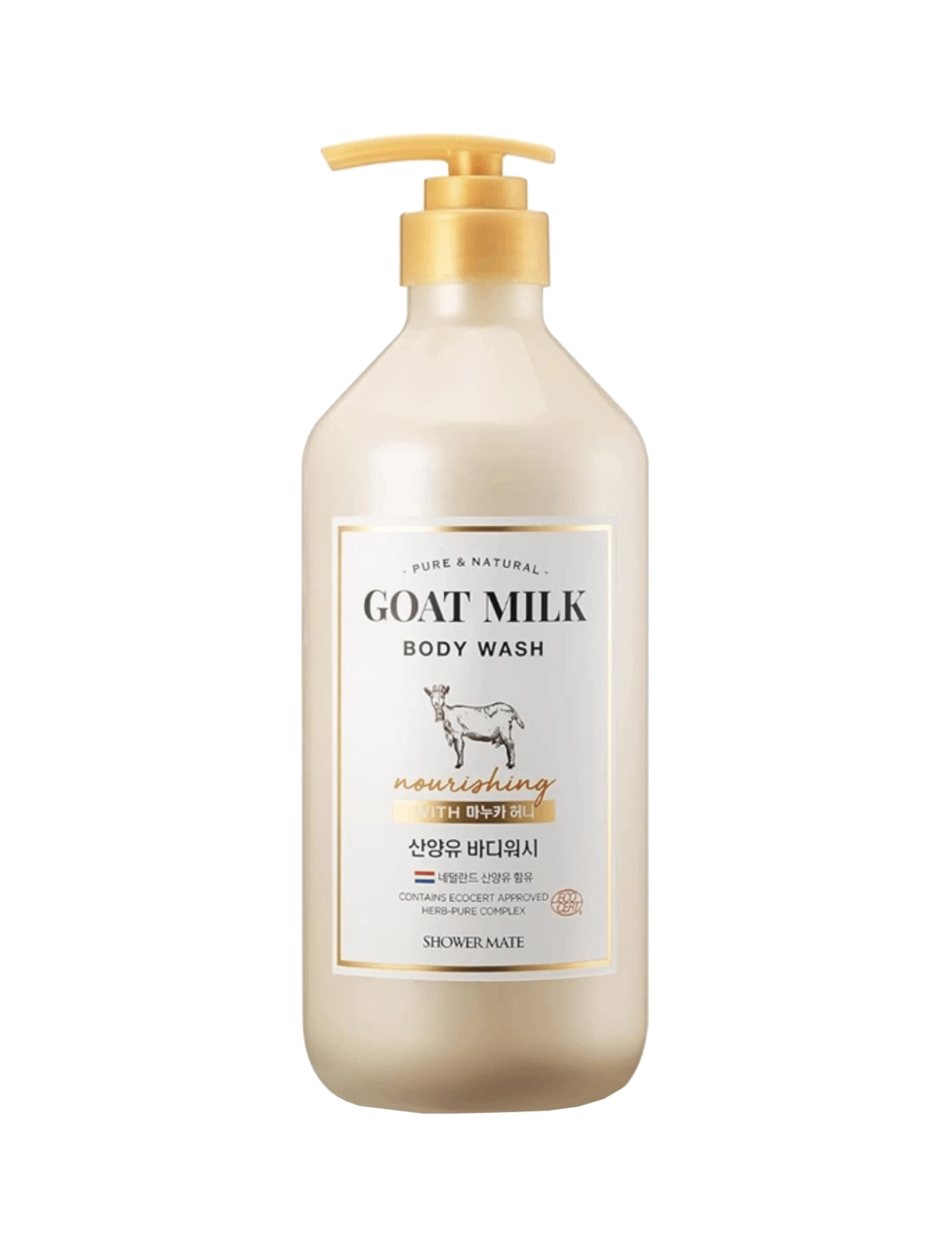 SHOWER MATE GOAT MILK BW M HONEY 800ML