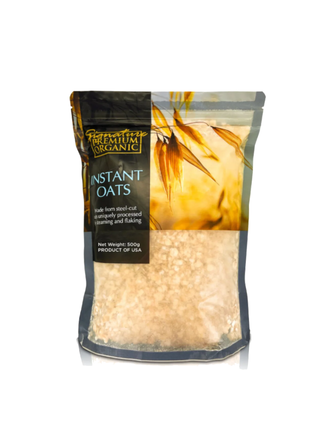 SIGNATURE PREMIUM ORG ROLLED OATS (USA) 500G