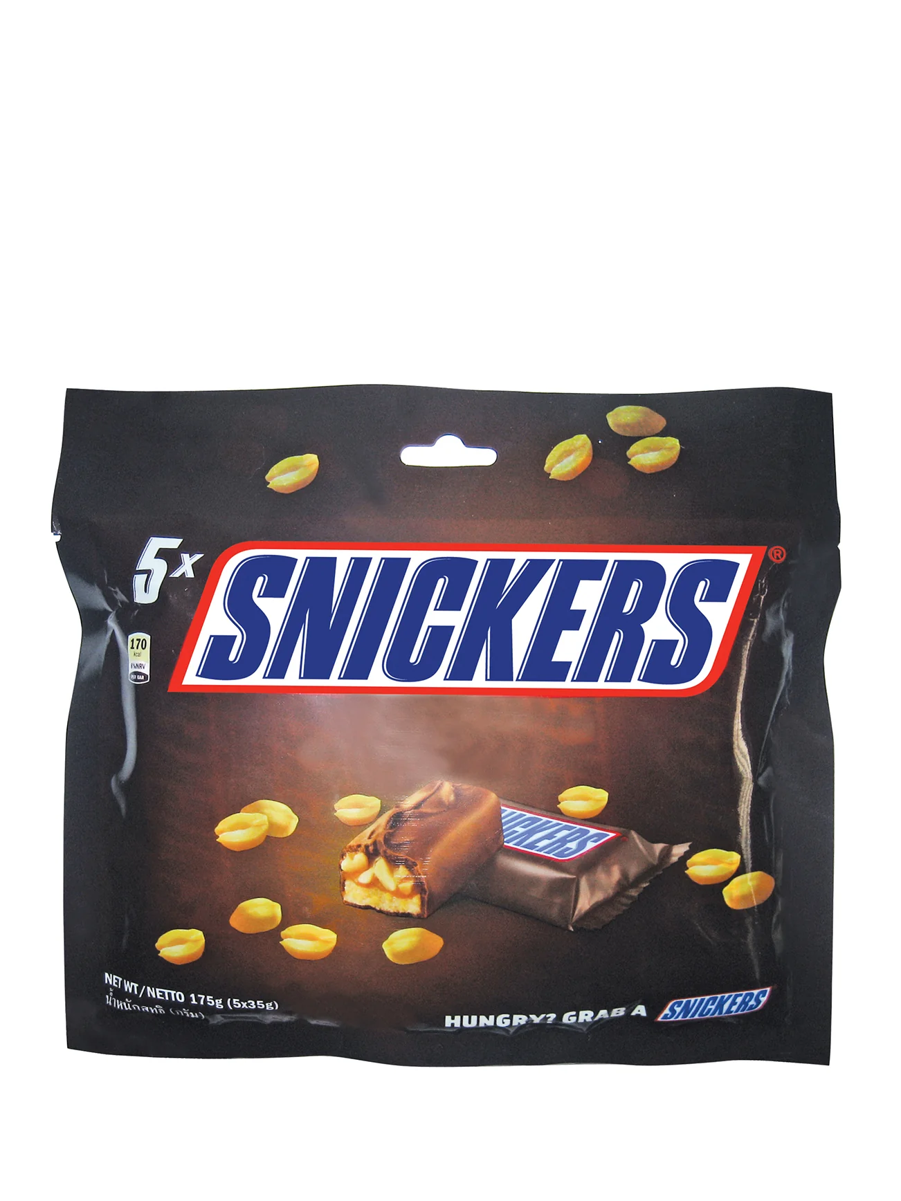 SNICKERS 5 PACK SNACK BAR 175G