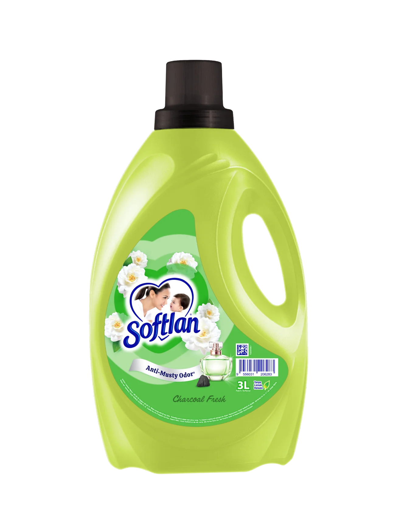 SOFTLAN FABRIC SOFTENER CHARCOAL C.FRESH 3L