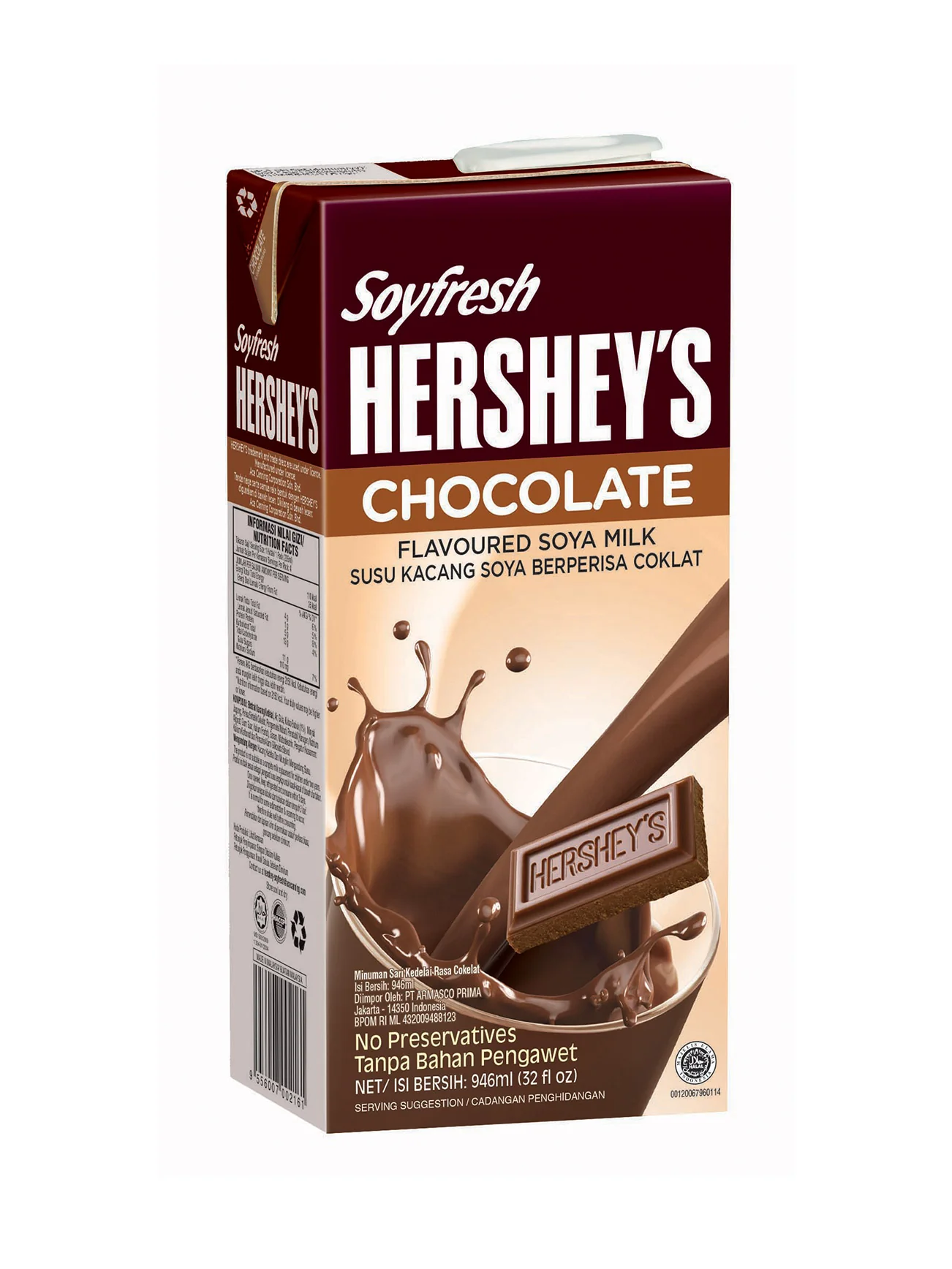 SOYFRESH HERSHEY'S CHOCOLATE 946ML - Image 2