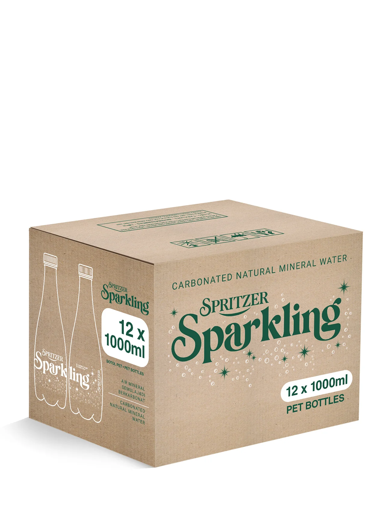 SPRITZER SPARKLING MINERAL WATER 12X1L - Image 3