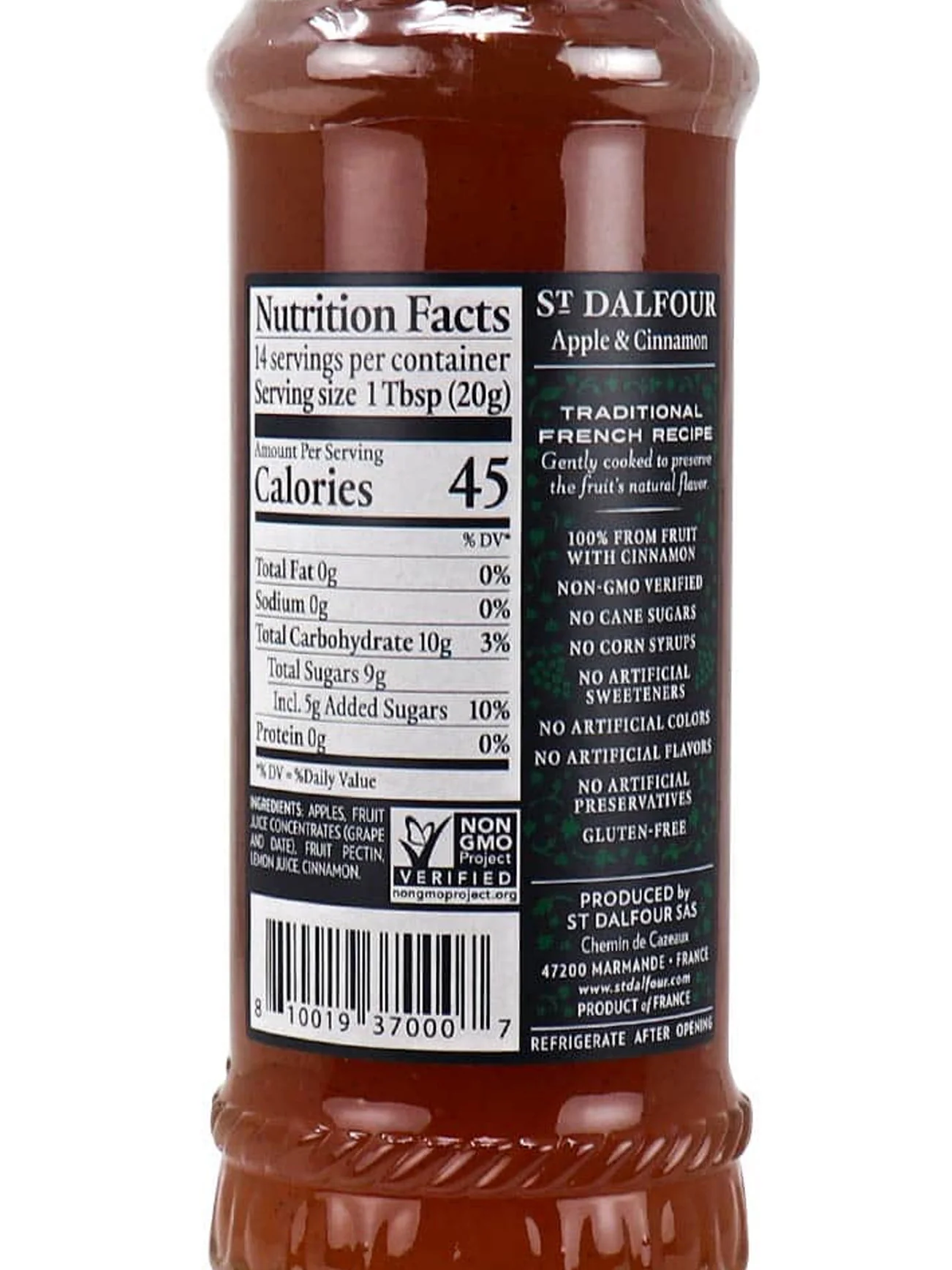 ST DALFOUR APPLE & CINNAMON 284G - Image 3