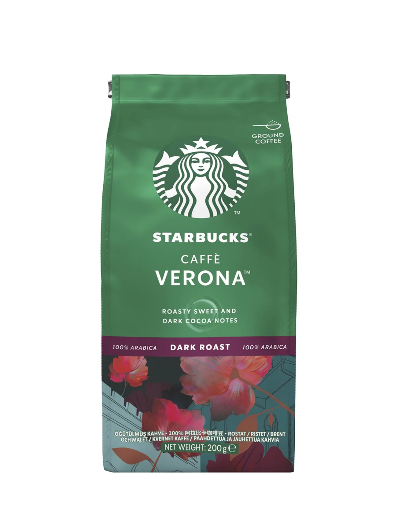 STARBUCKS DARK ROAST CAFE VERONA GROUND 200G