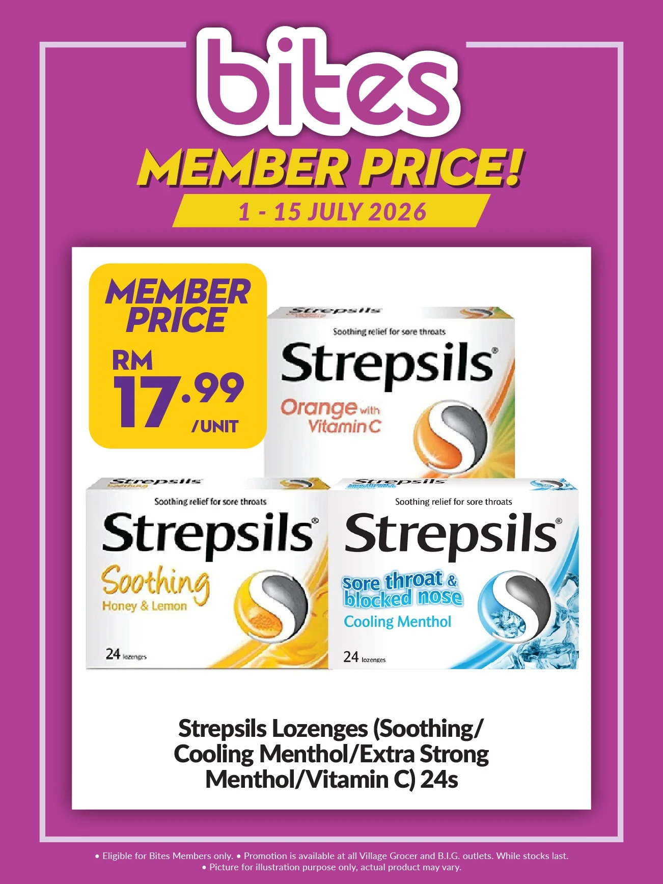 STREPSILS HONEY LEMON 24S