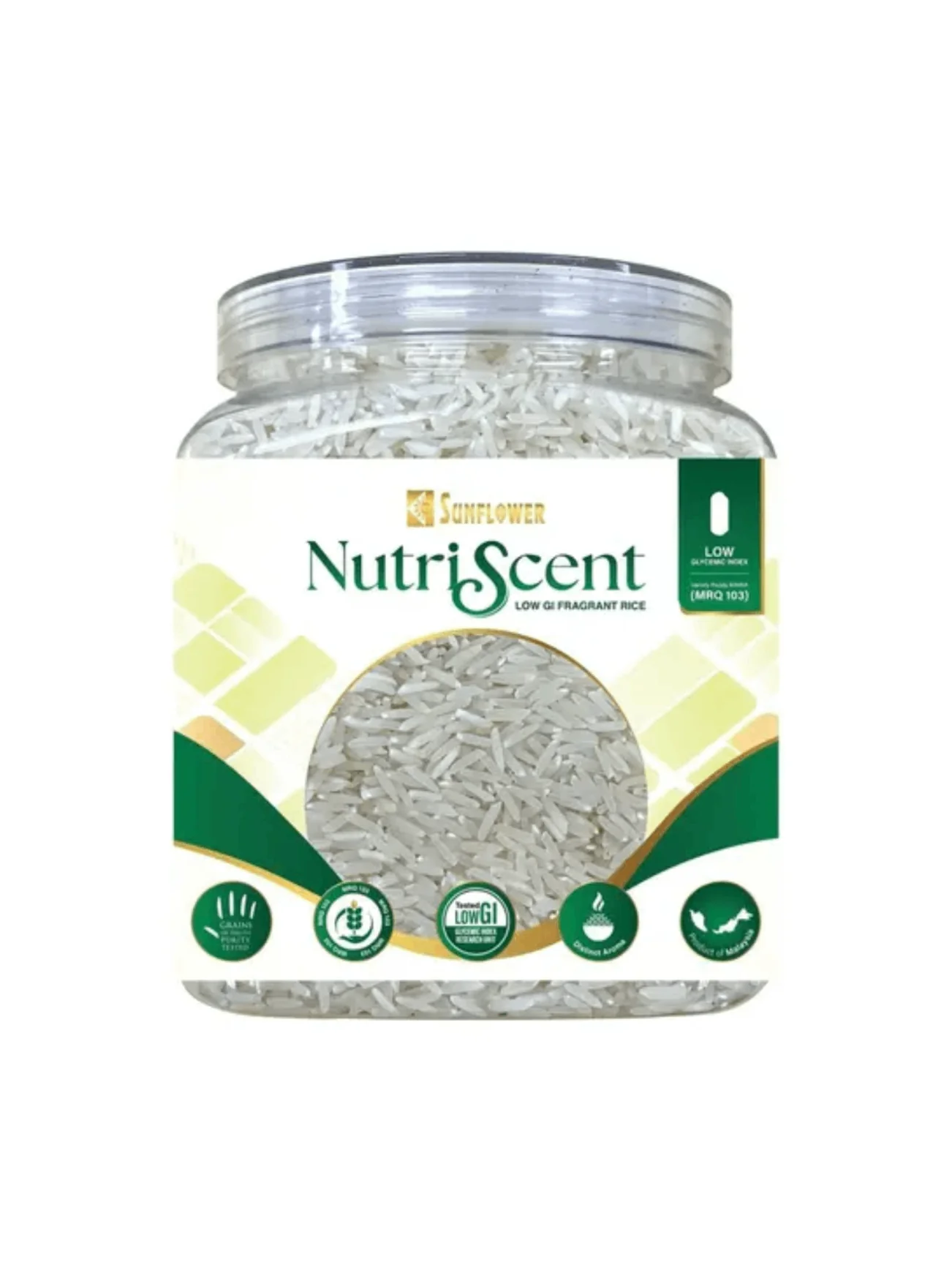 SUNFLOWER NUTRI SCENT LOW GI FRAGRANT RICE 1KG