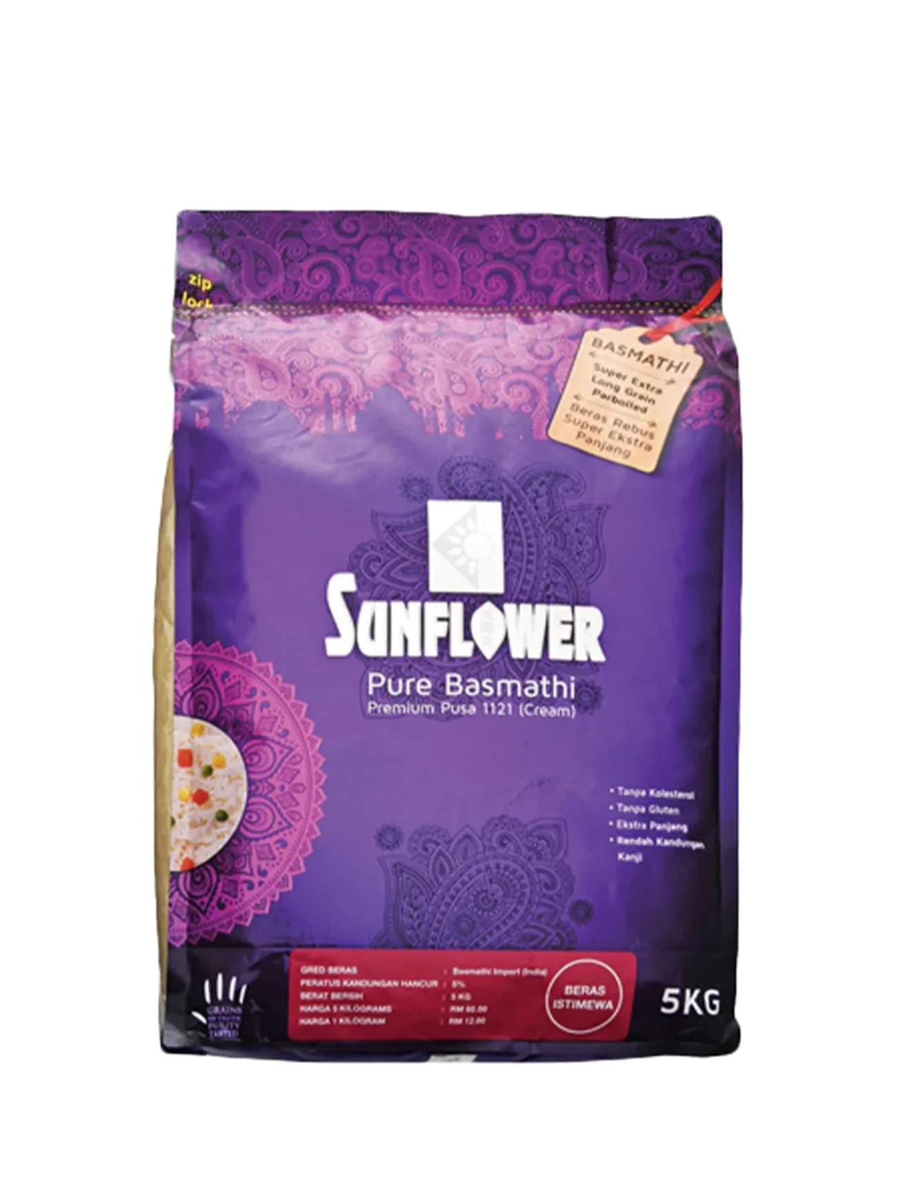 SUNFLOWER PURE BASMATHI PUSA 1121 5KG