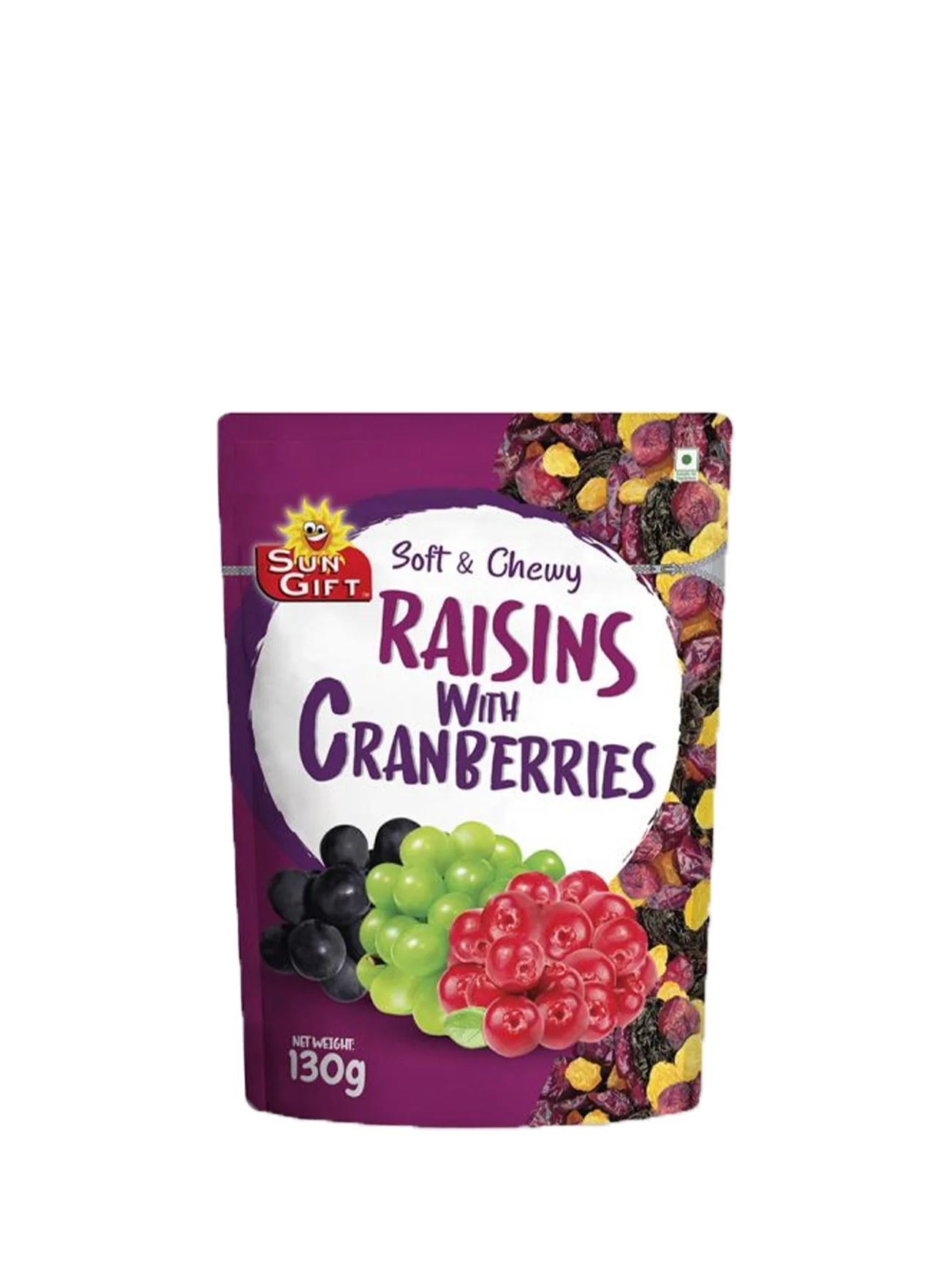 SUNGIFT DRIED RAISINS & CRANBERRIES 120G