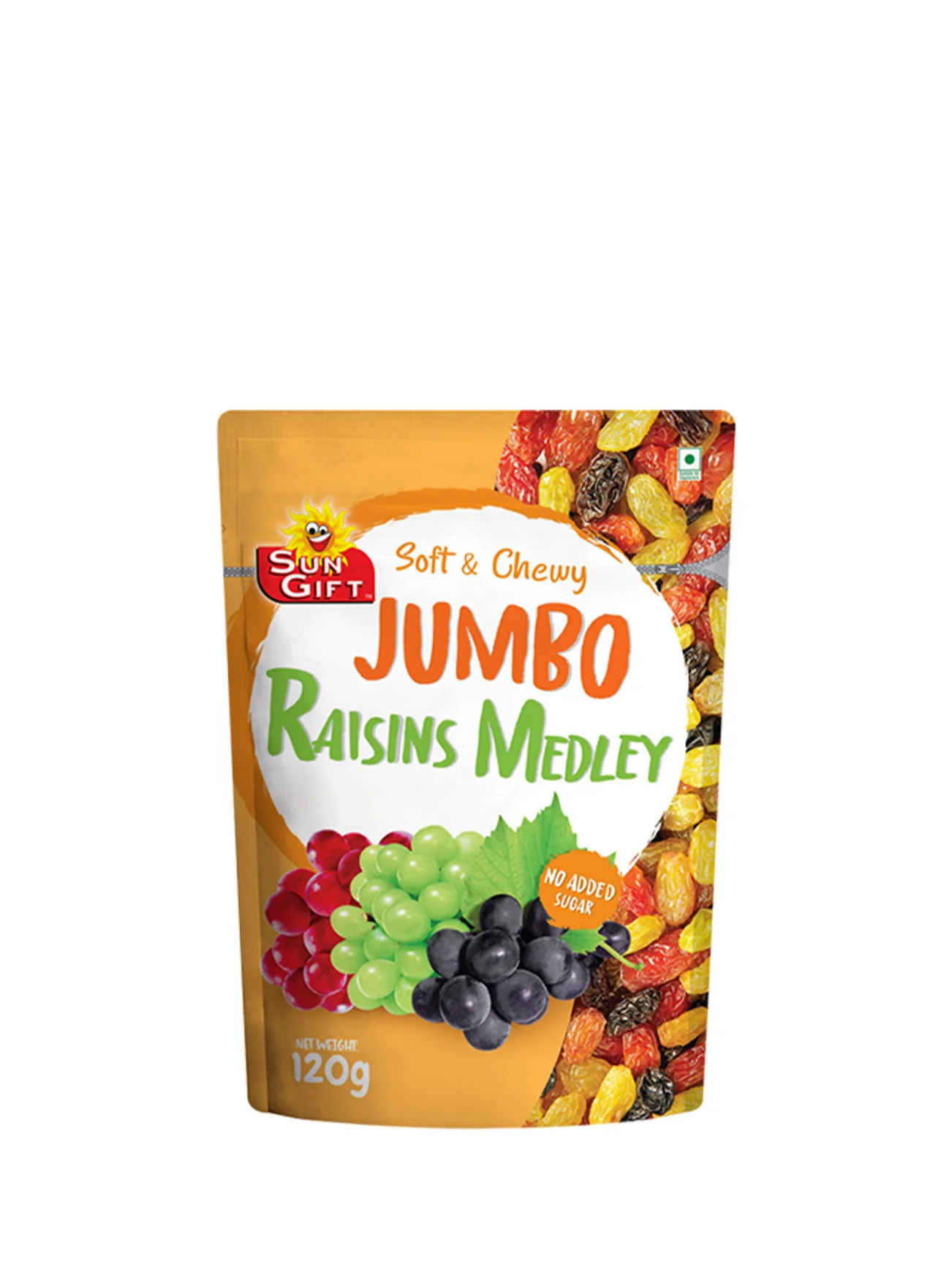SUNGIFT JUMBO RAISIN MEDLEY 120G