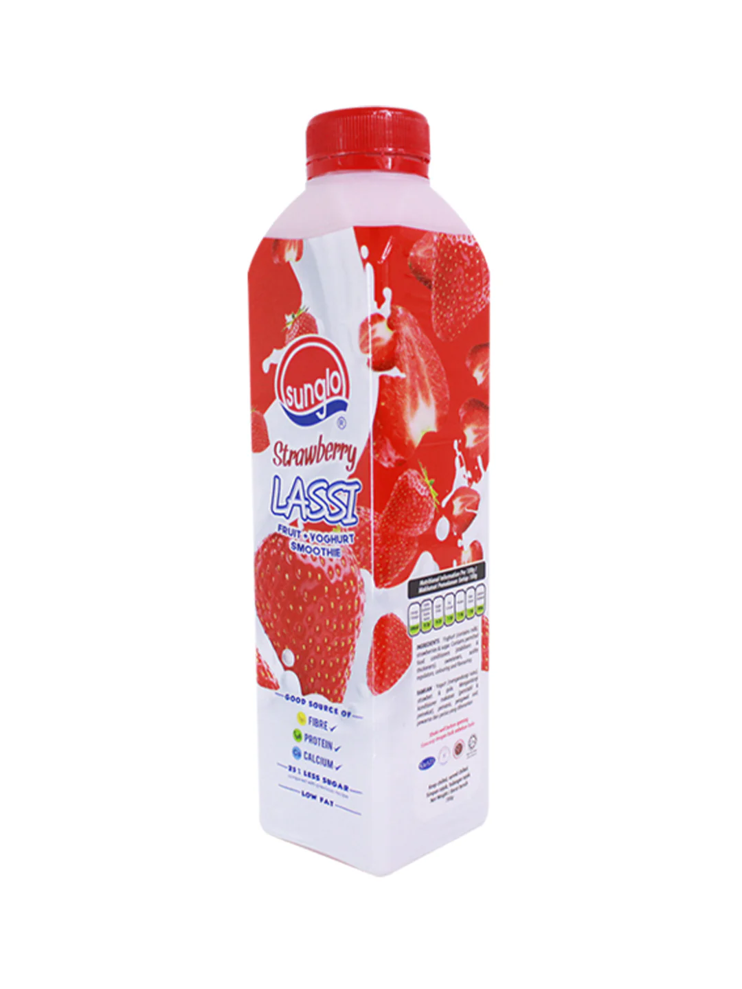 SUNGLO LF STRAWBERRY LASSI 700ML