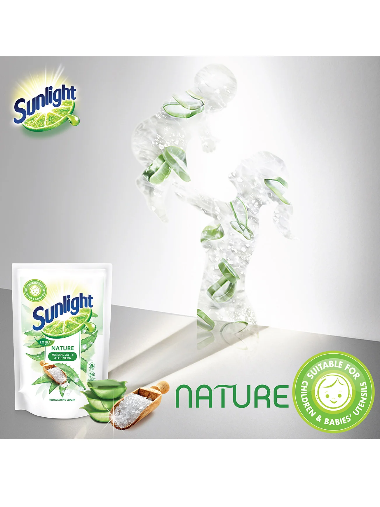 SUNLIGHT DISHWASH LIQUID NATURE 700ML - Image 3
