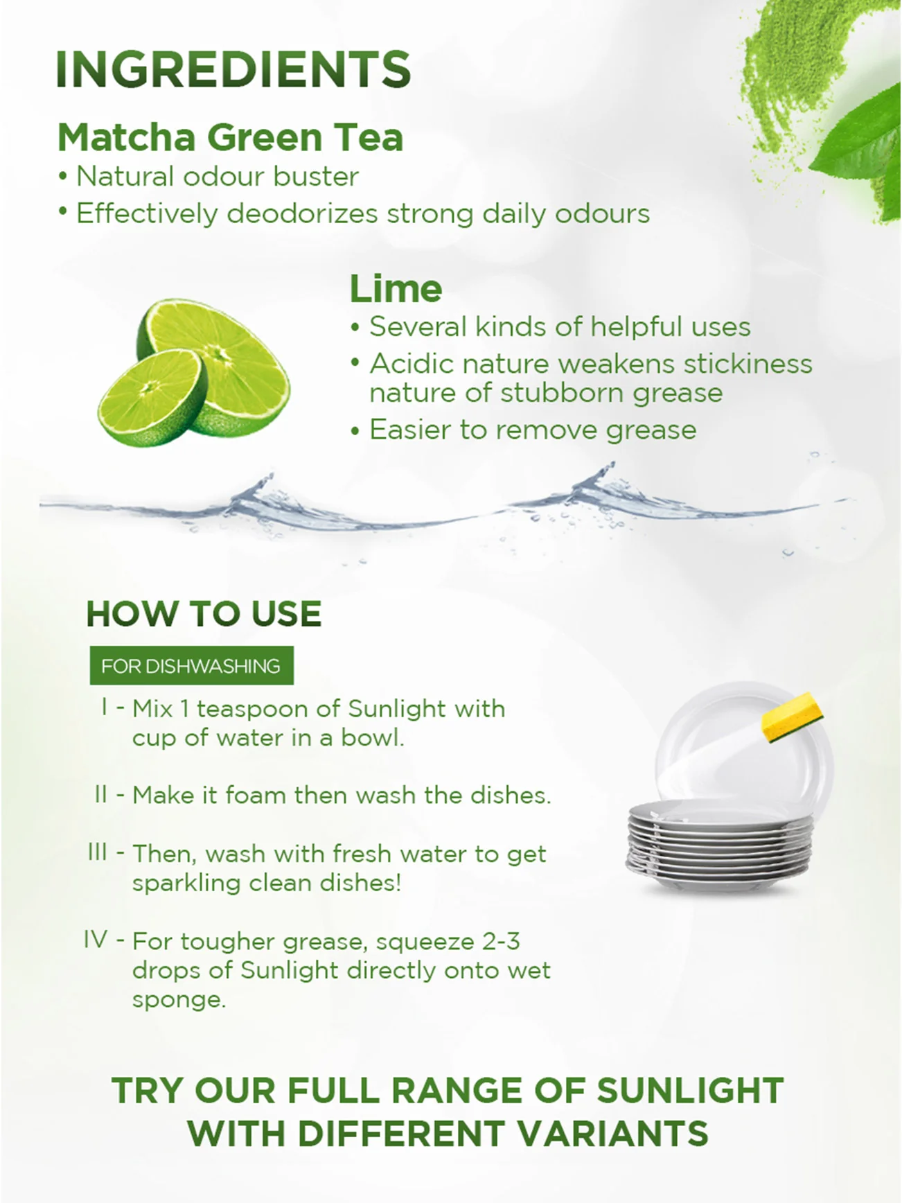 SUNLIGHT LIQ DW EXTRA ANTI ODOUR 800ML - Image 9
