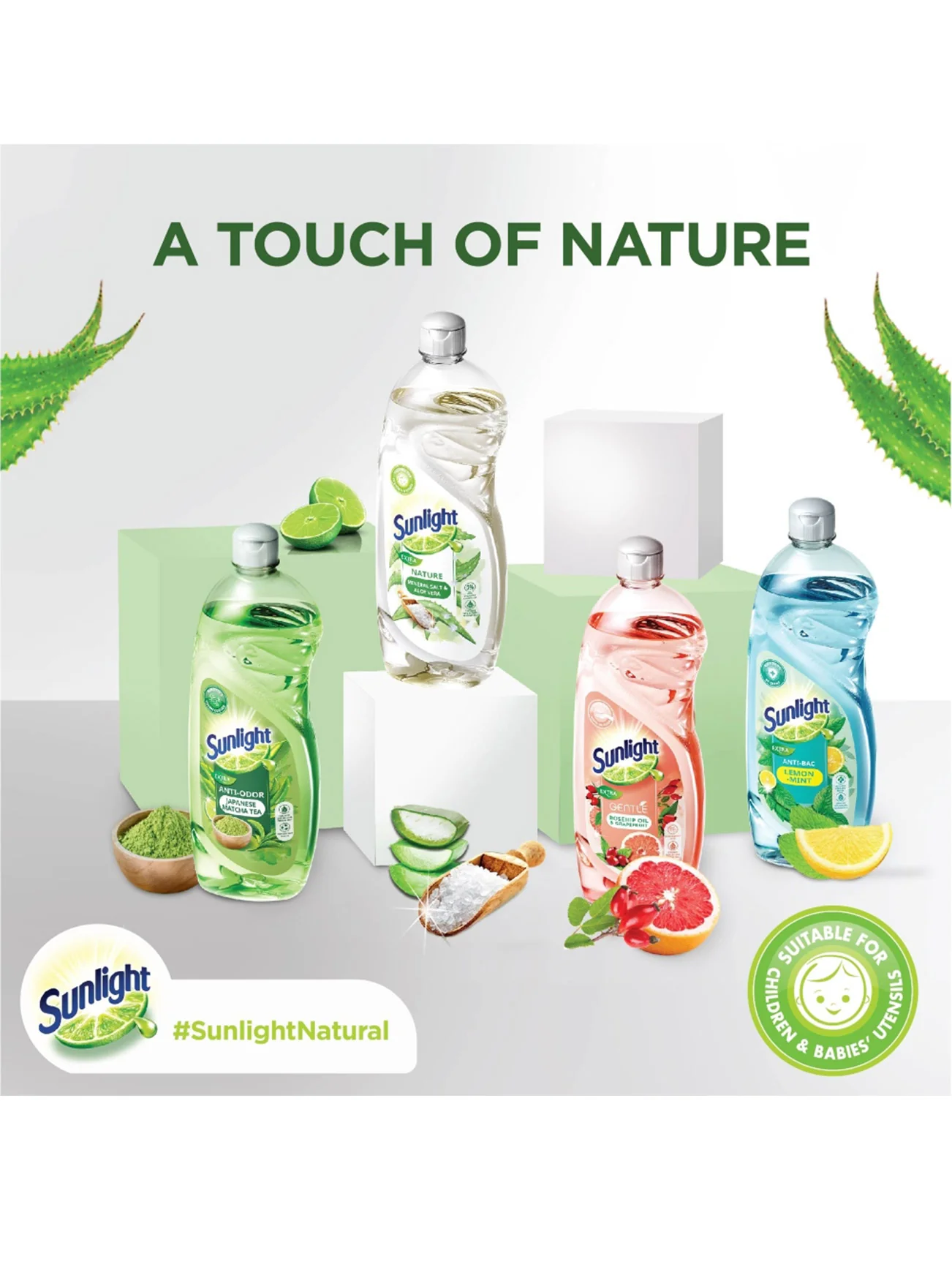 SUNLIGHT LIQ DW EXTRA NATURE 800ML - Image 7
