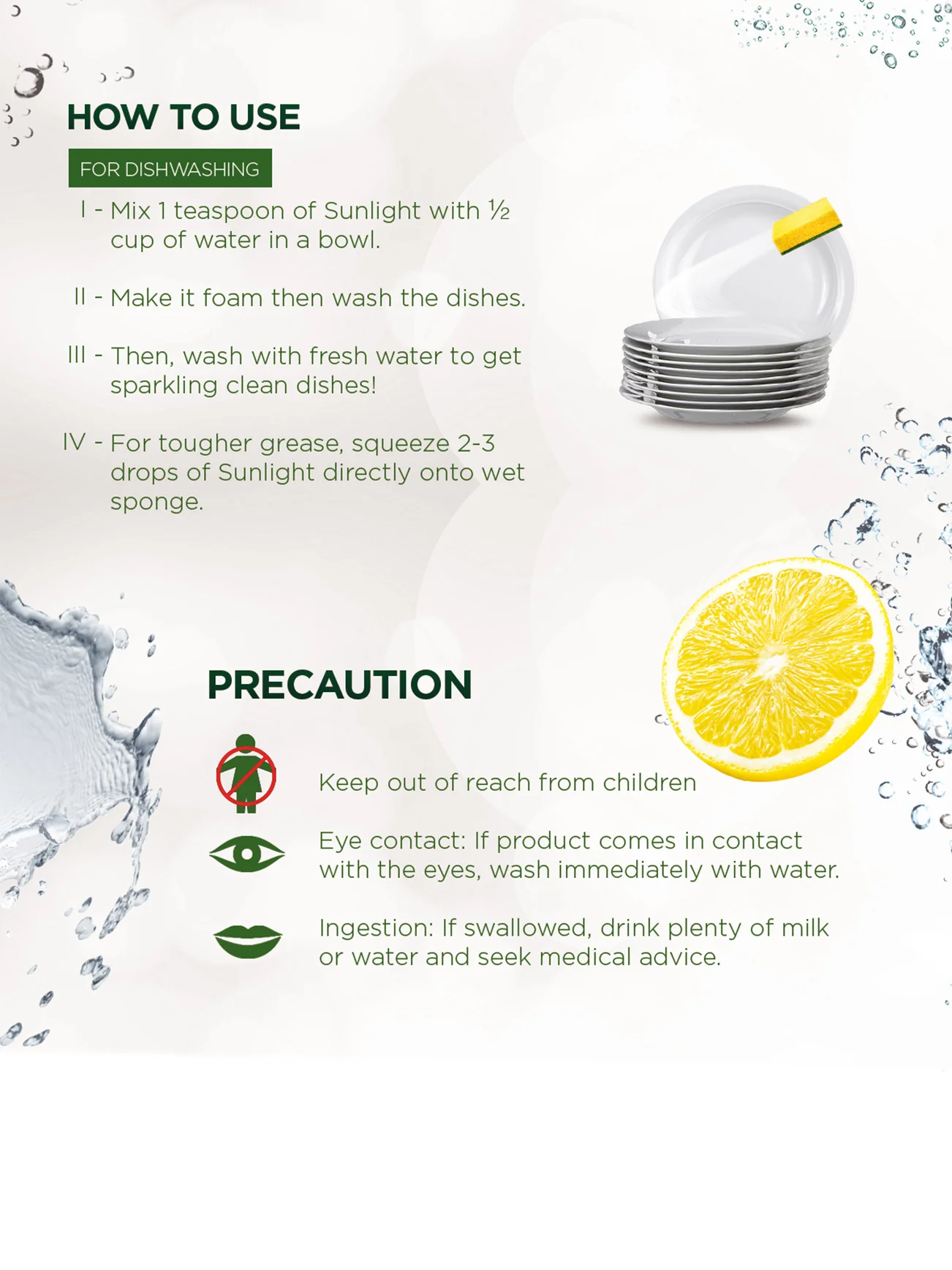 SUNLIGHT LIQ DW LEMON 800ML - Image 10
