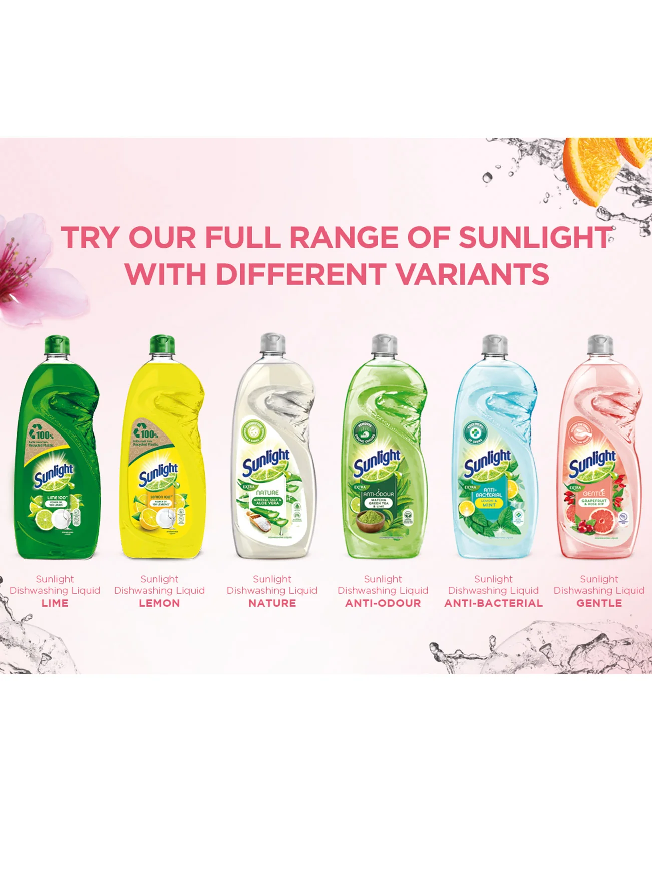 SUNLIGHT LIQ DW SAKURA 800ML - Image 10