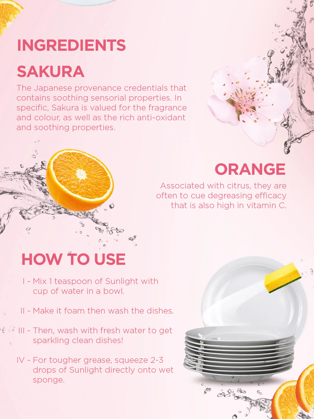 SUNLIGHT LIQ DW SAKURA 800ML - Image 9