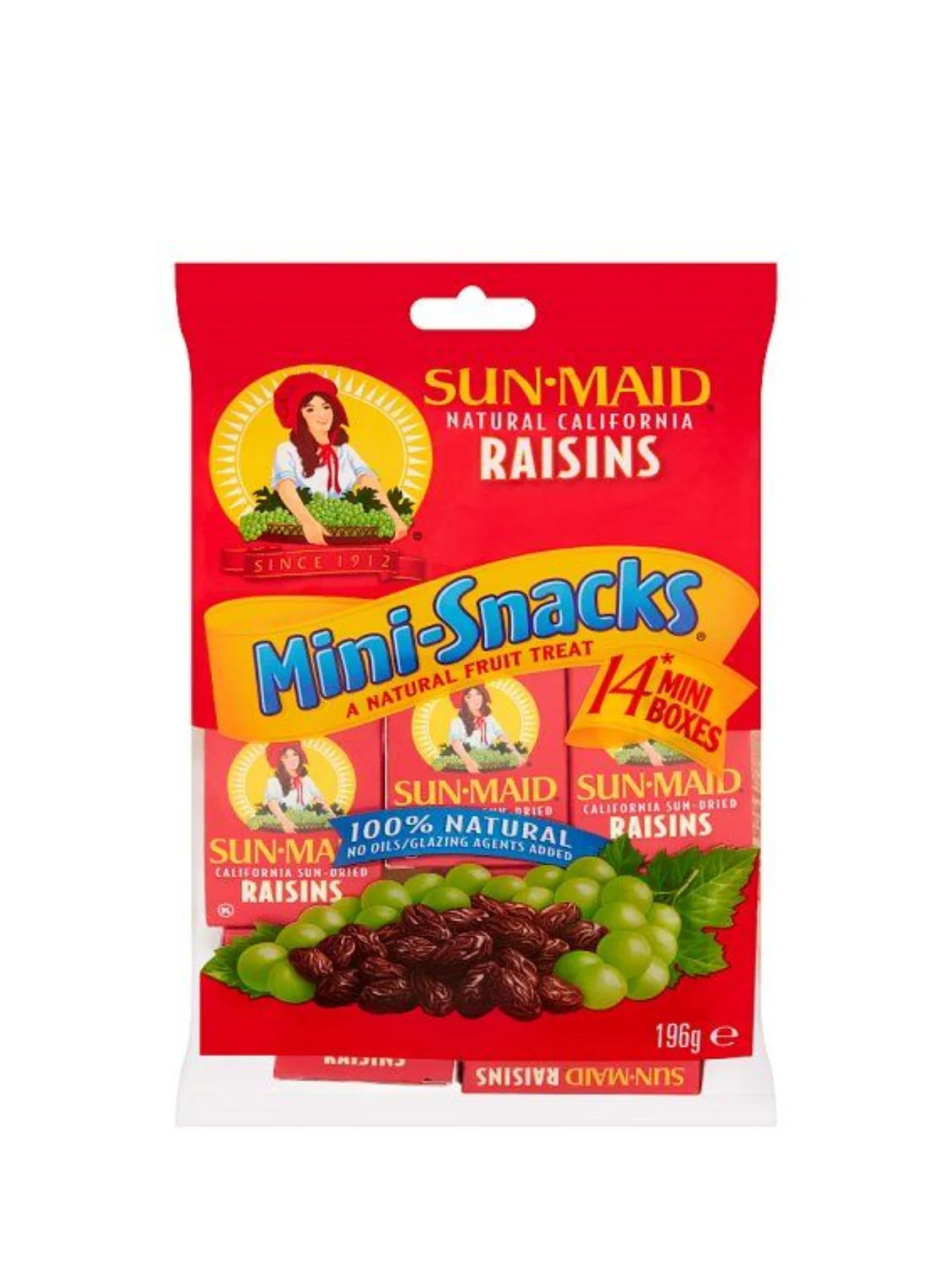 SUNMAID RAISINS 14X14G
