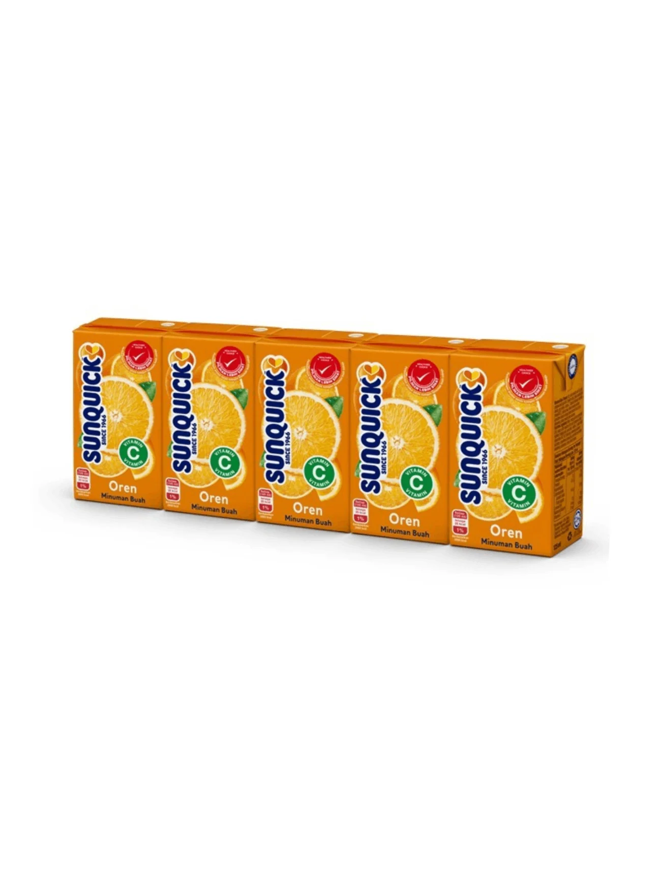 SUNQUICK ORANGE FRUIT DRINK 5*125ML