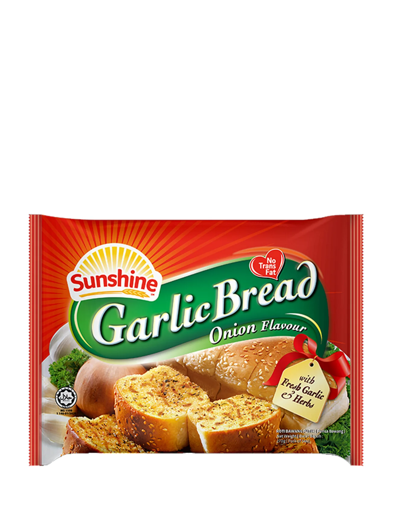 SUNSHINE GARLIC BREAD WITH ONION 270G