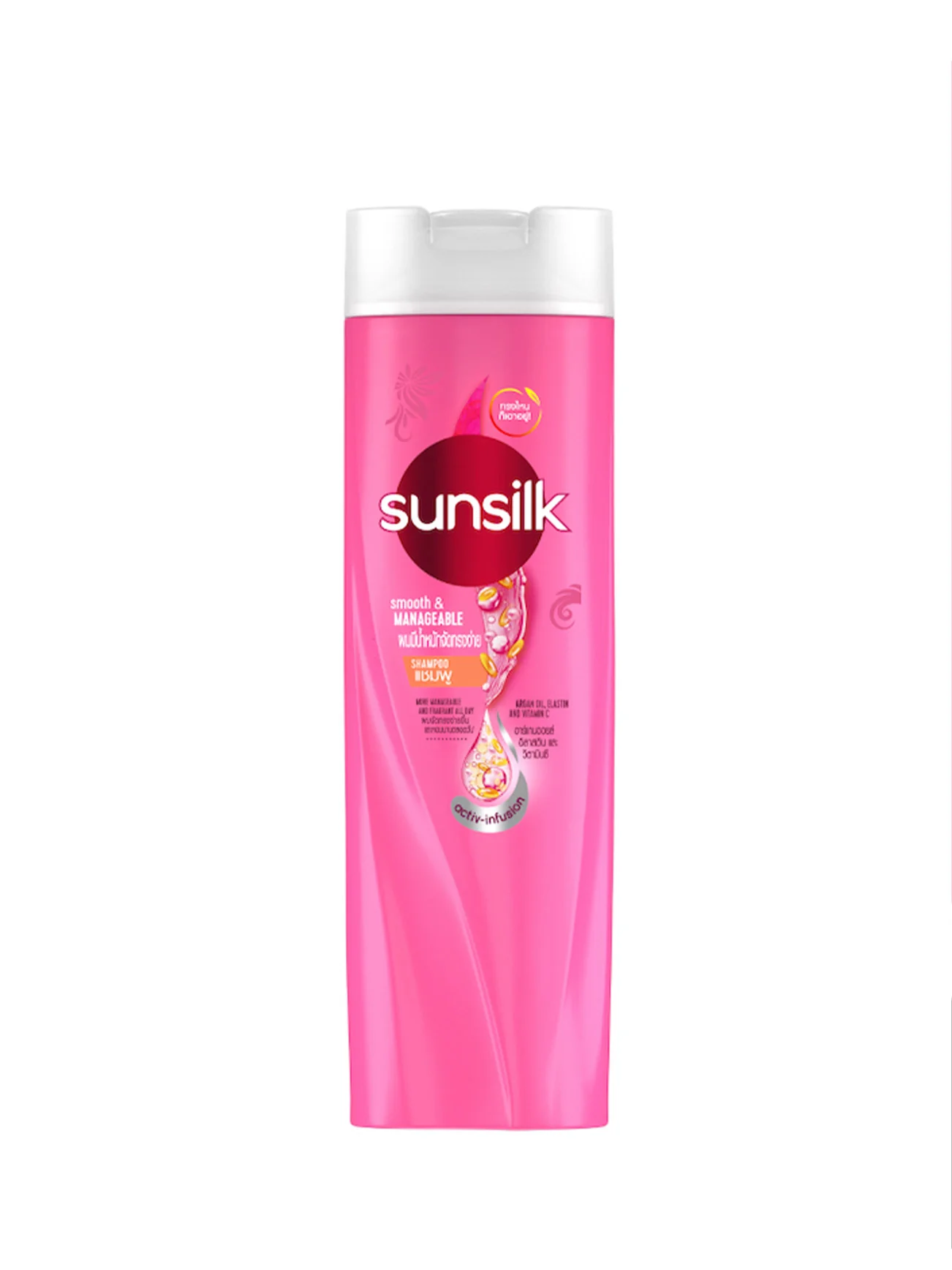 SUNSILK SHP SILKY SMOOTH&MANAGEABLE 300ML - Image 2