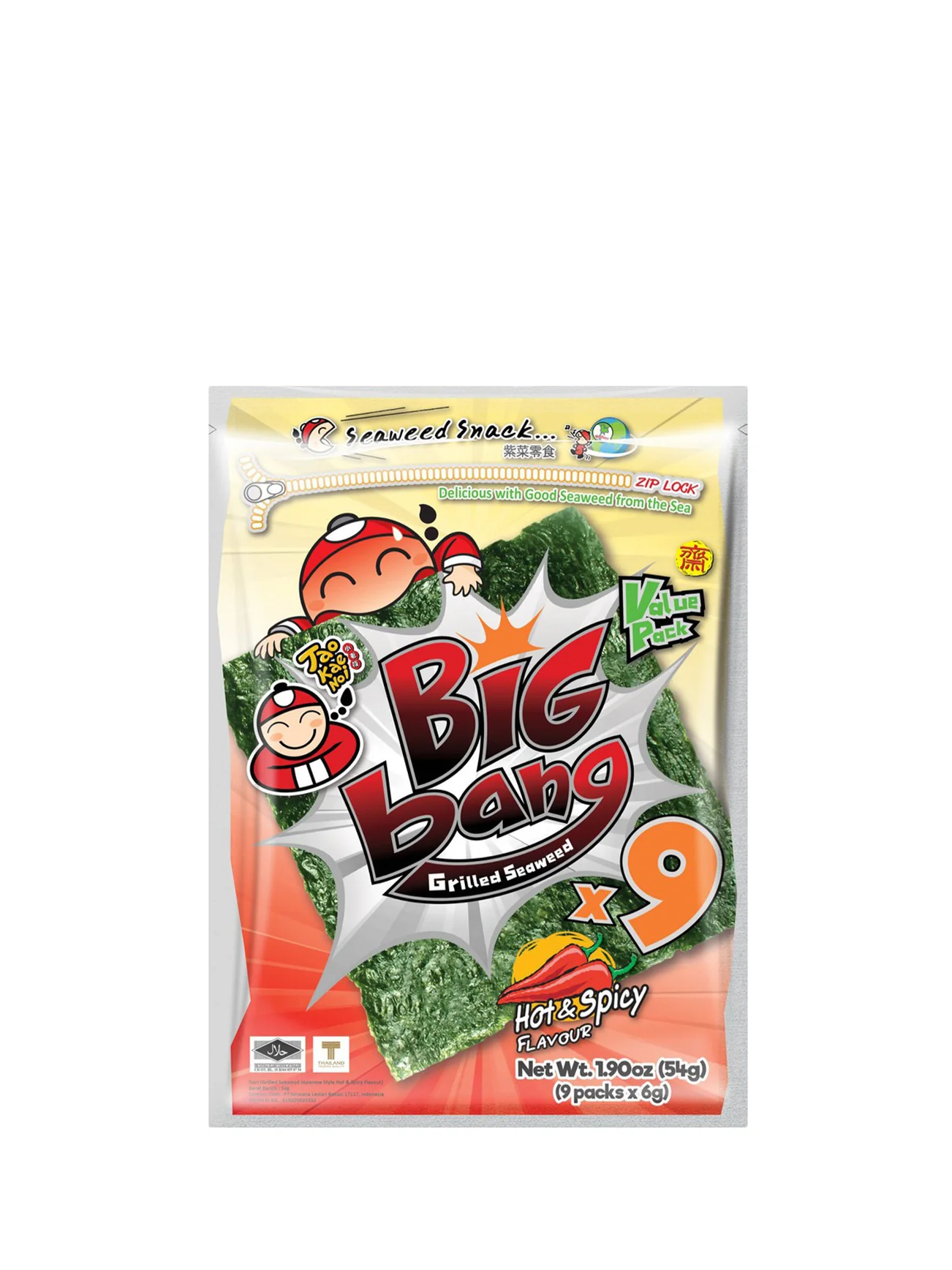 TAO KAE NOI BIG BANG HOT&SPICY 50G