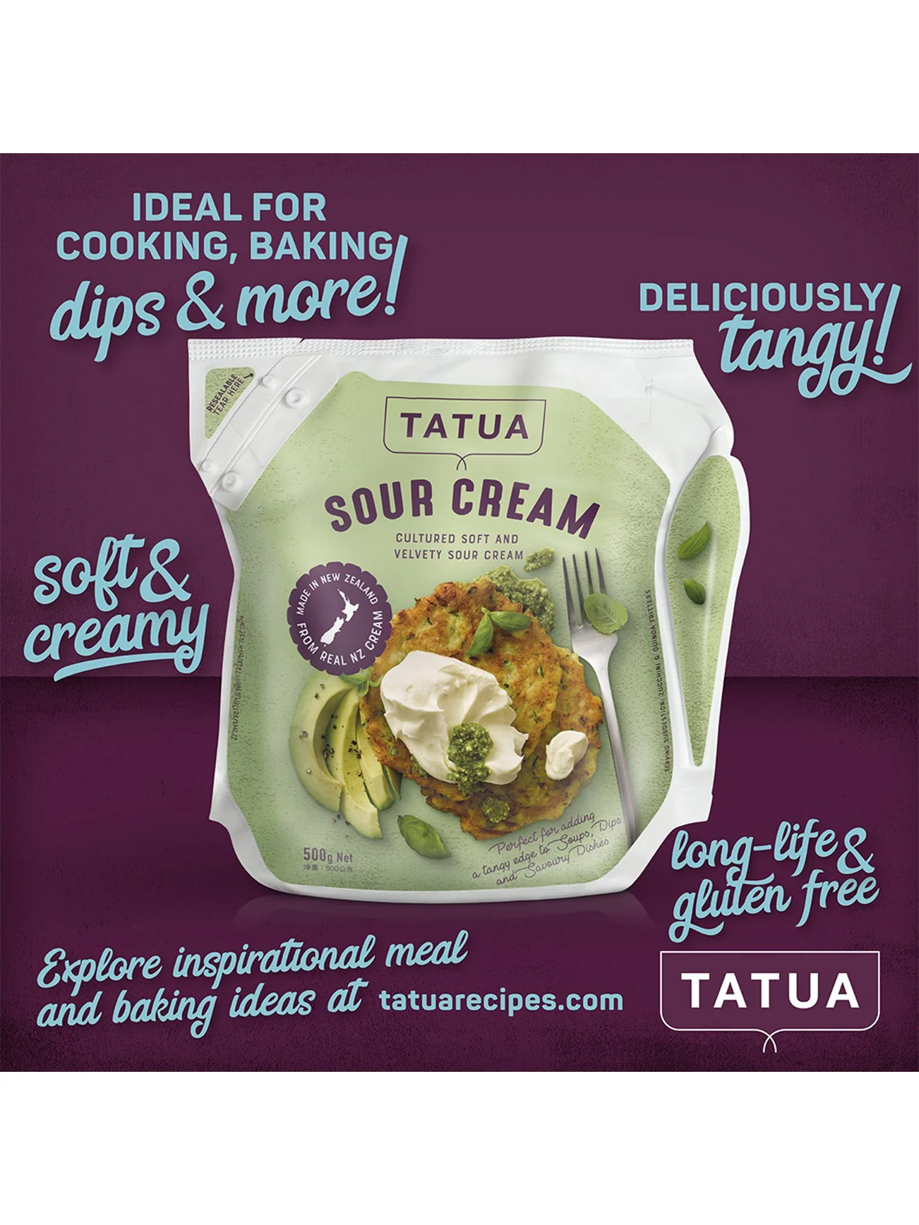 TATUA SOUR CREAM 500G - Image 5