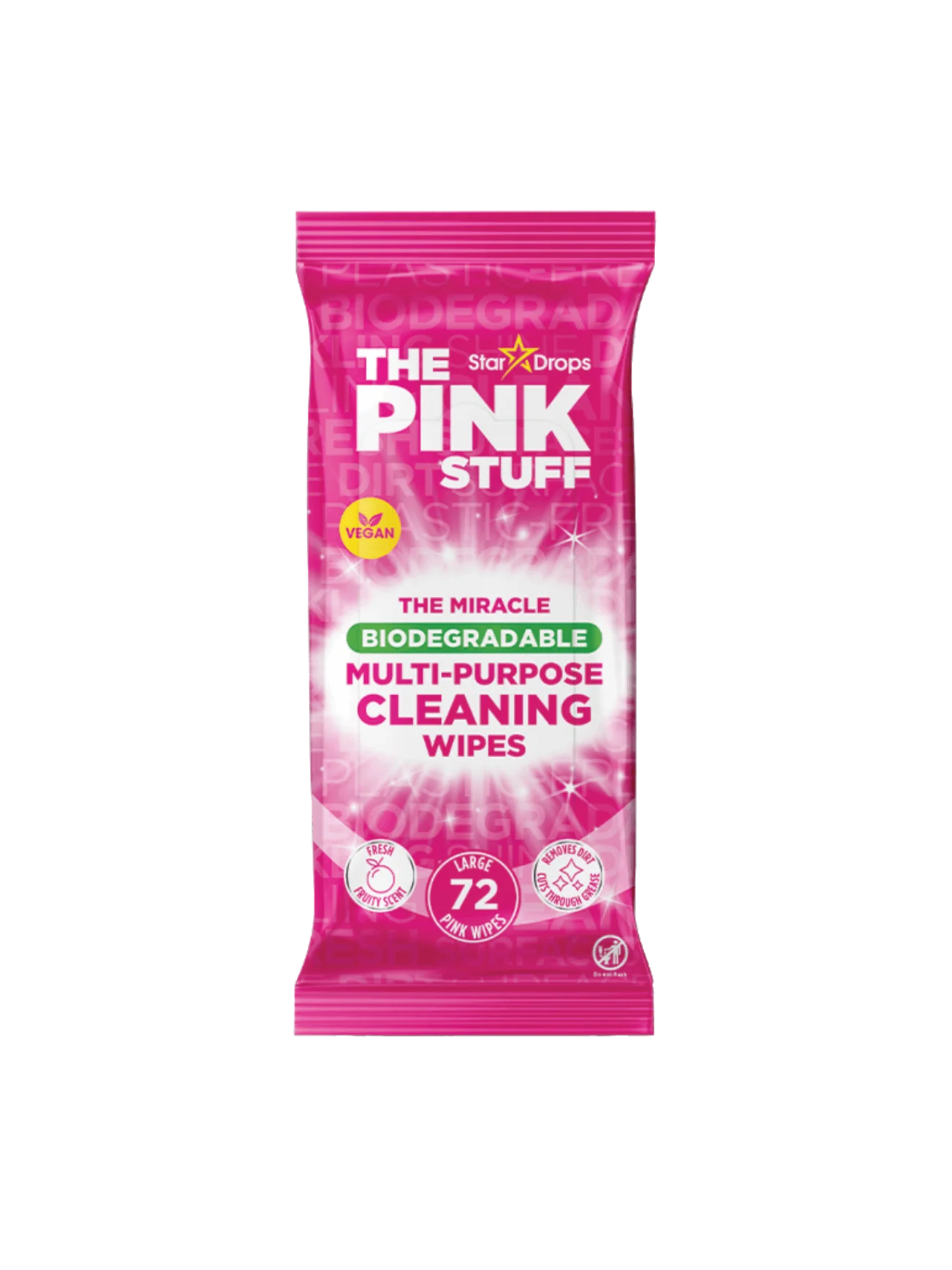 THE PINK STUFF MULTIPURPOSE WIPES 72S