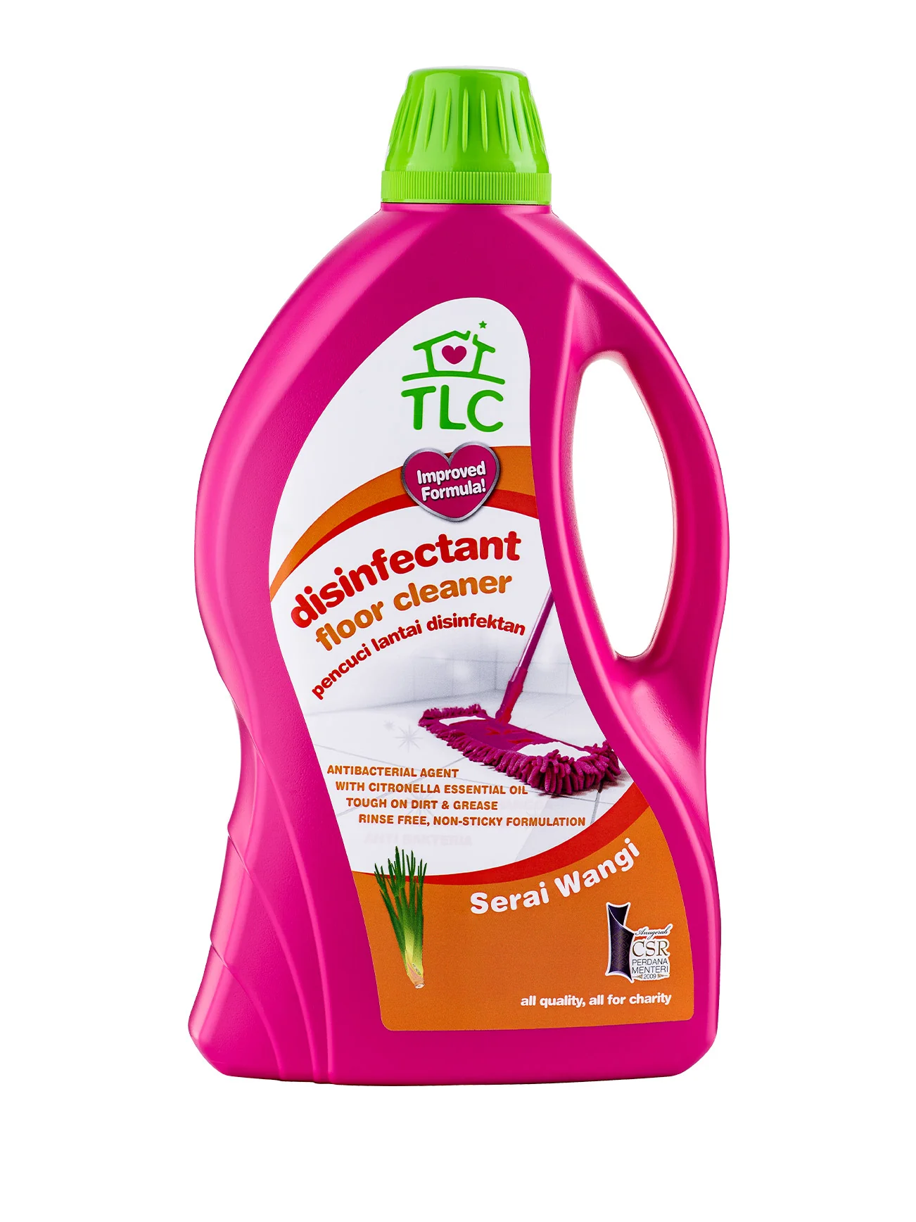 TLC FLOOR CLEANER DISINFEKTAN SERAI 2L