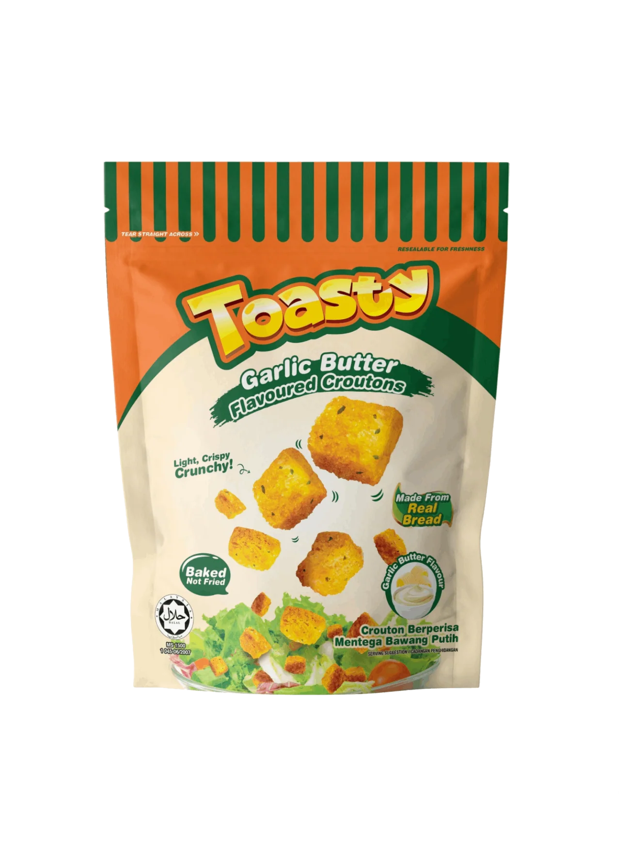TOASTY GARLIC BUTTER FLAVOURED CROUTON 100G
