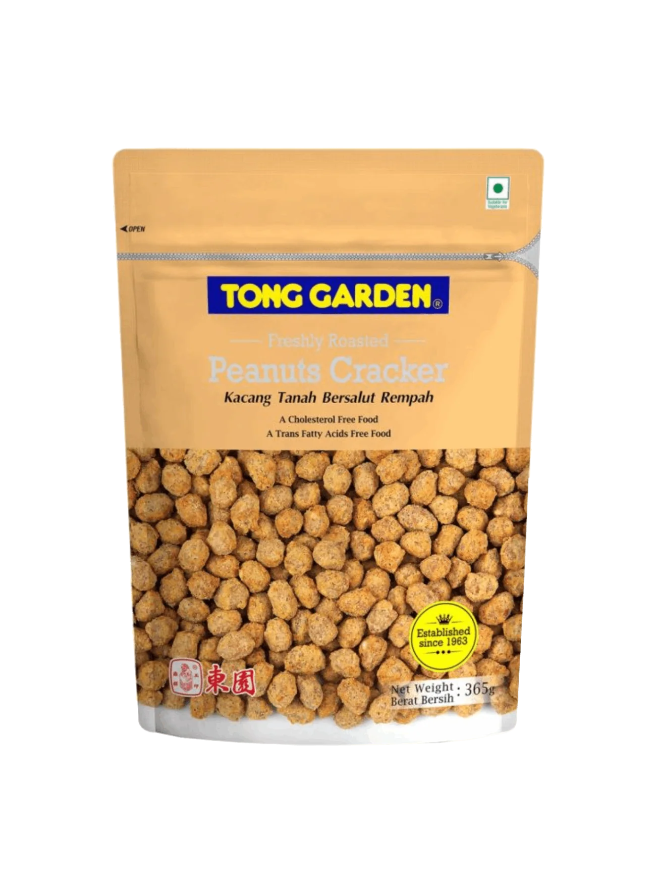 TONG GARDEN 5 SPICE PEANUT CRACKER 365G