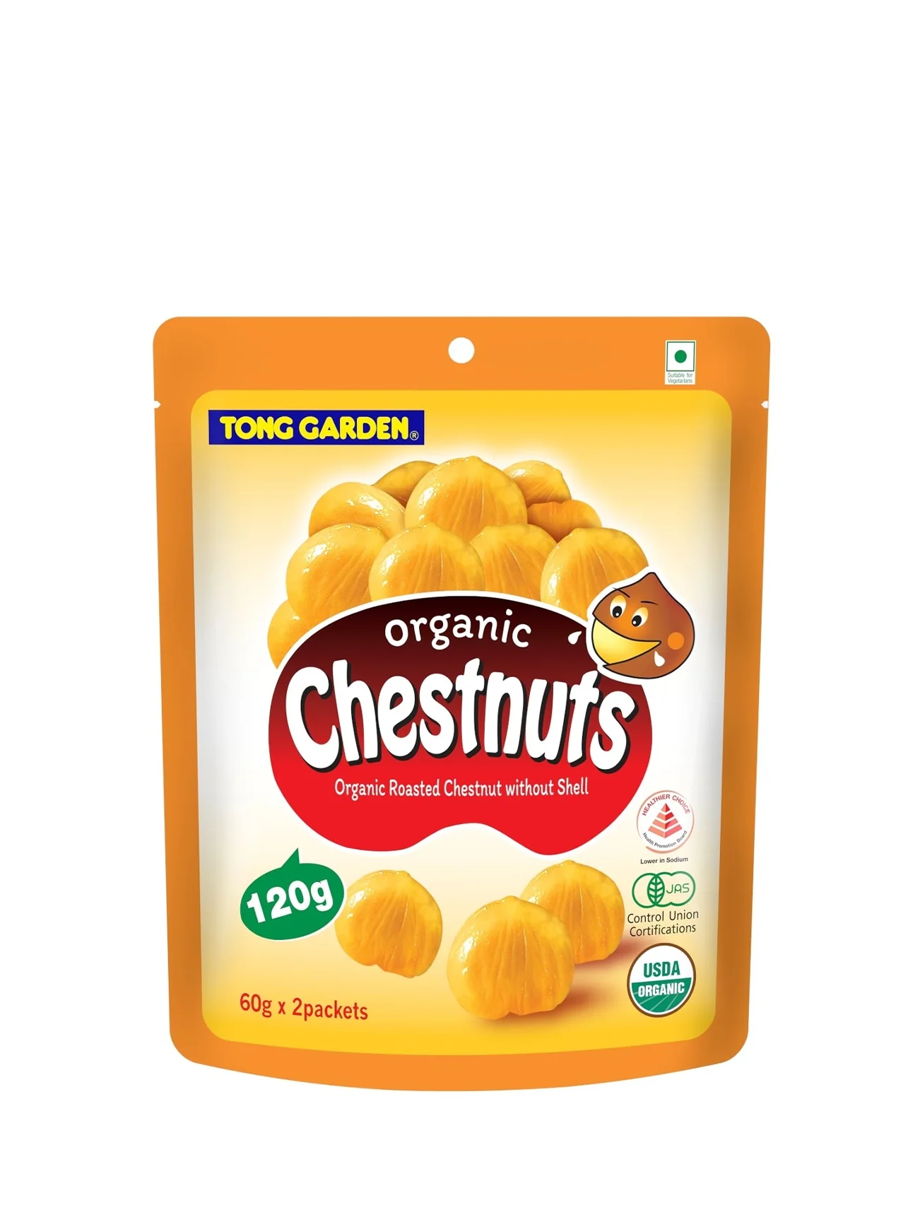 TONG GARDEN CHESTNUTS WITHOUT SHELL 120G - Image 2
