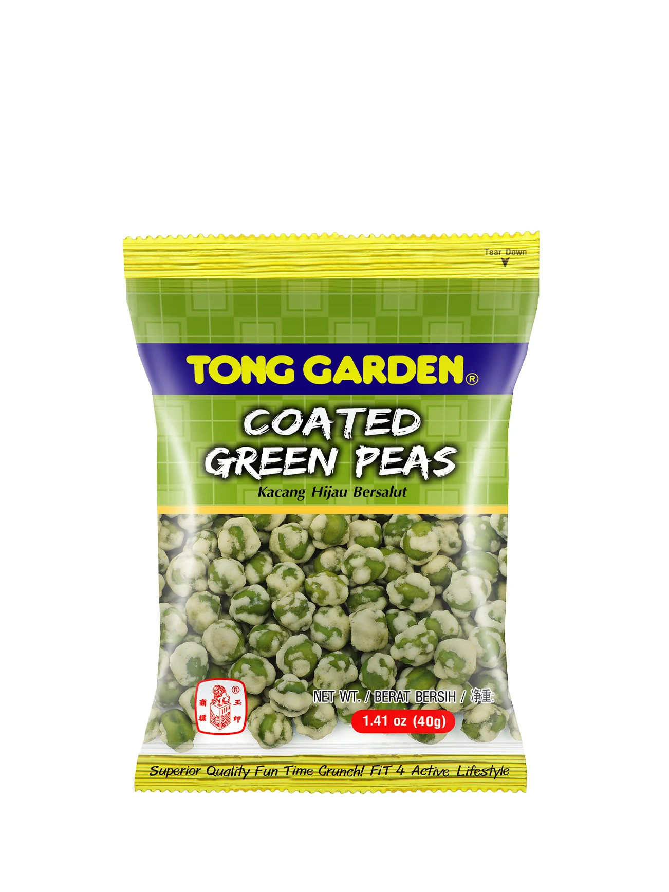 TONG GARDEN COATED GREEN PEAS 40GM