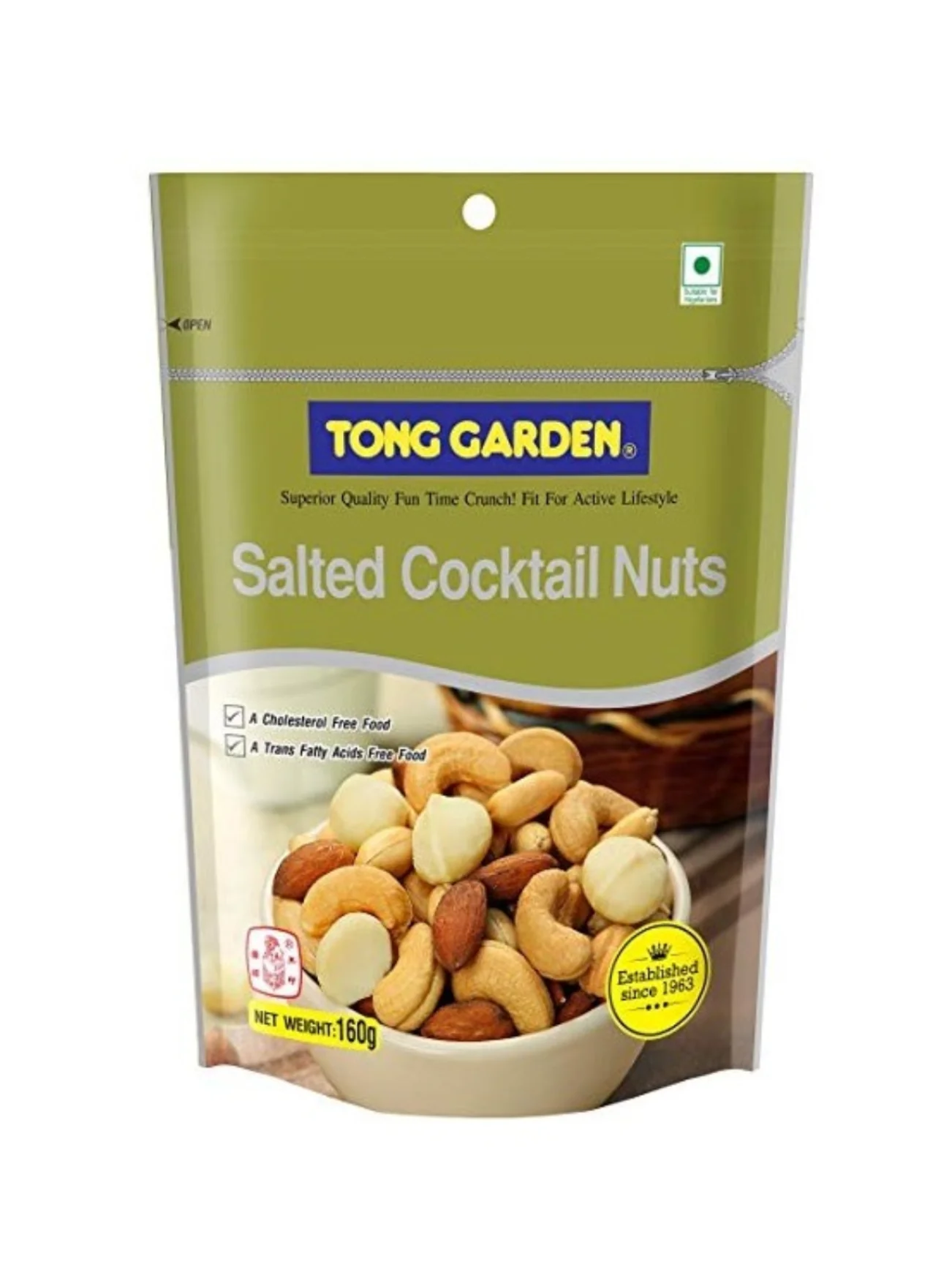 TONG GARDEN SALTED COCKTAIL NUTS 160G