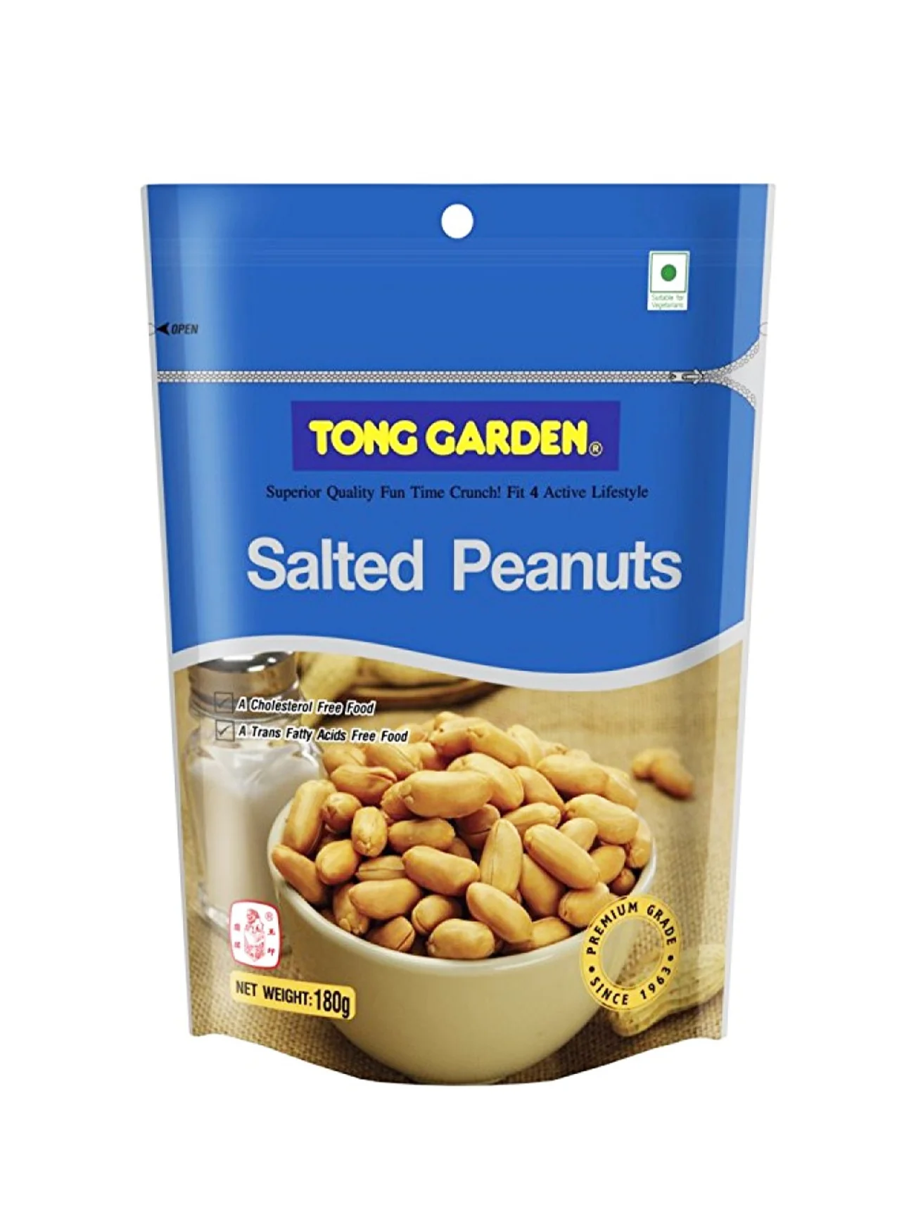 TONG GARDEN SALTED PEANUTS 180GM