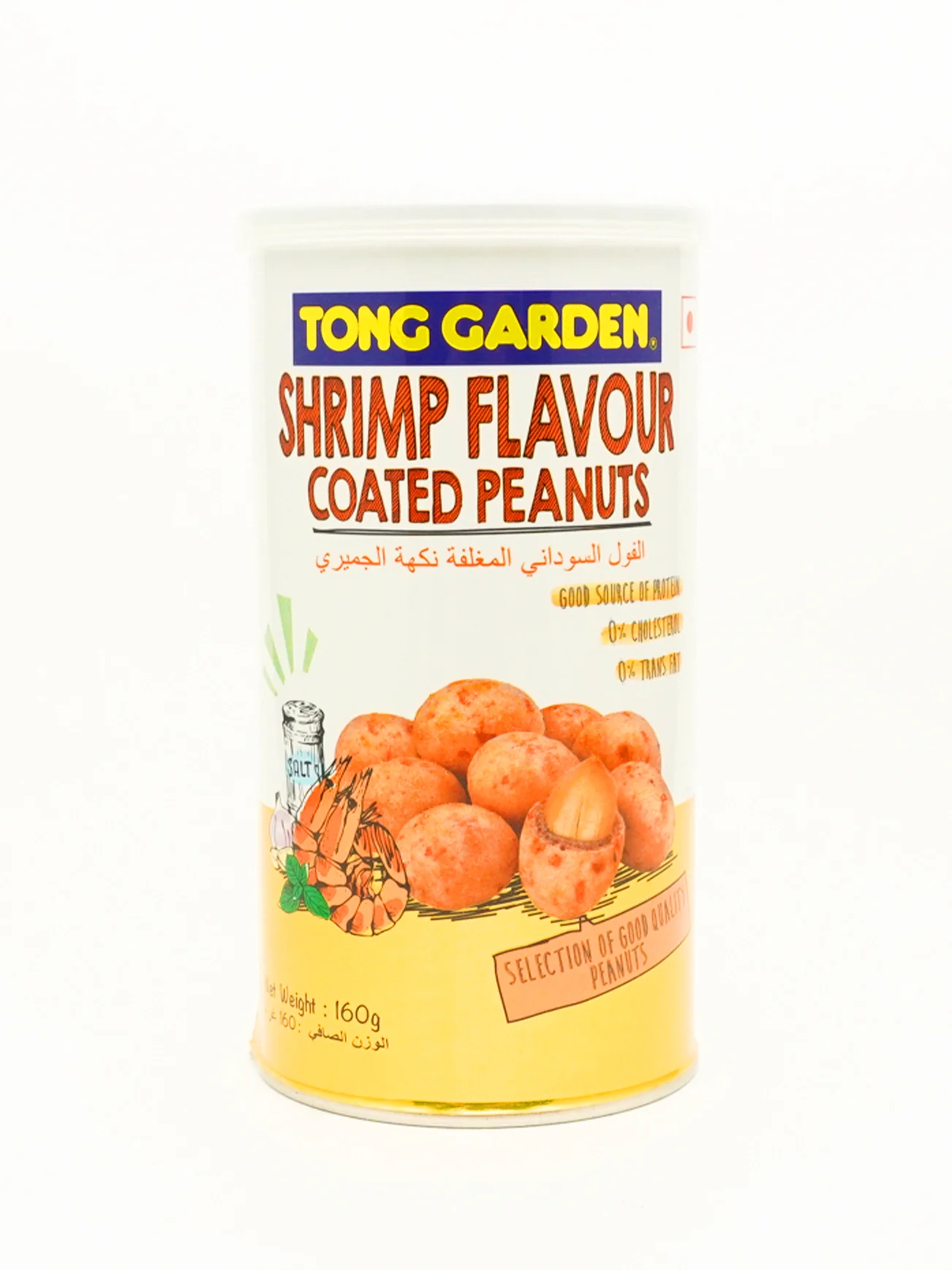TONG GARDEN SHRIMP FLAVOUR COATED PEANUT 160GM
