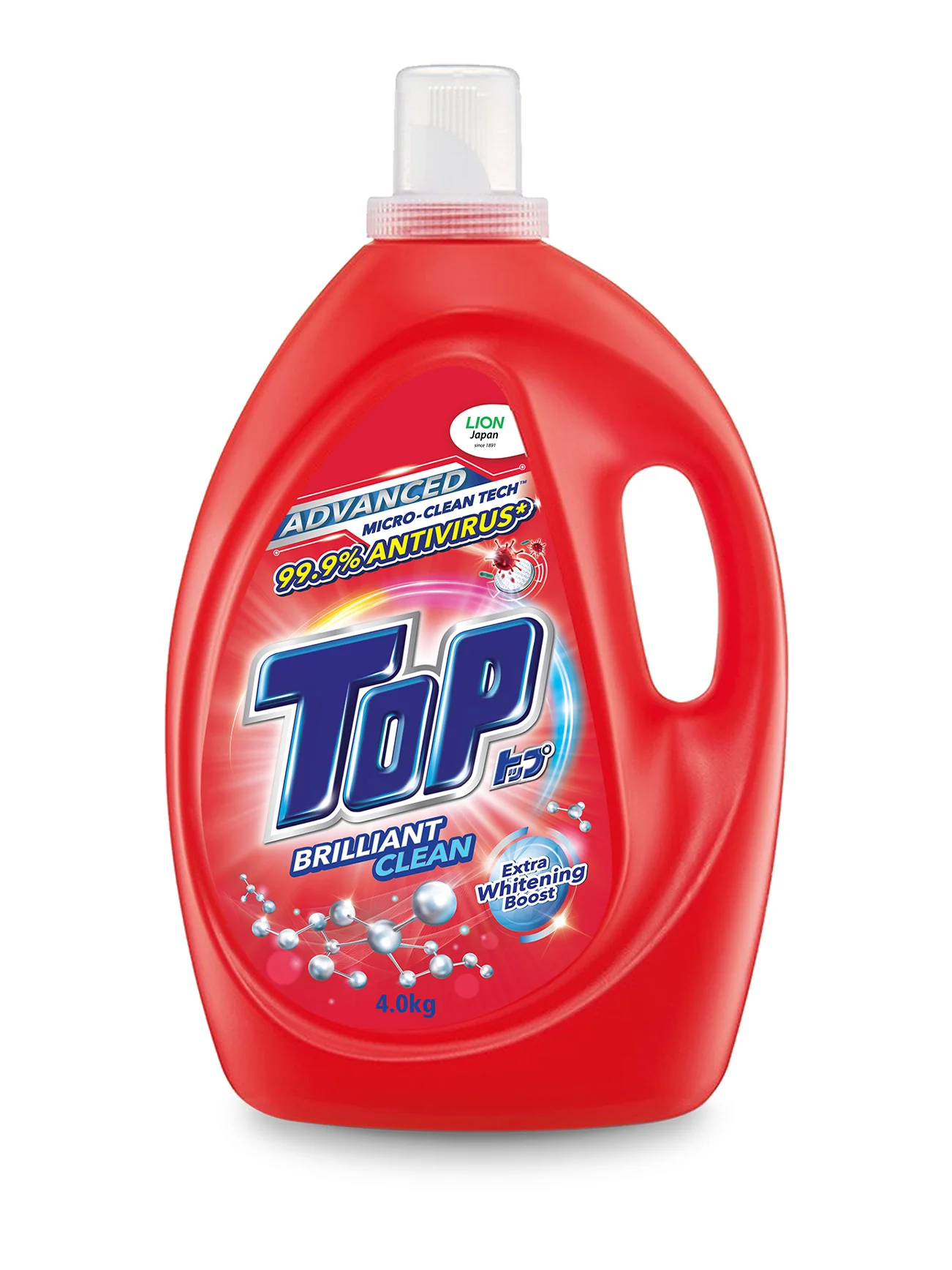 TOP LIQ DETERGENT BRILLIANT WHITE 3.6KG
