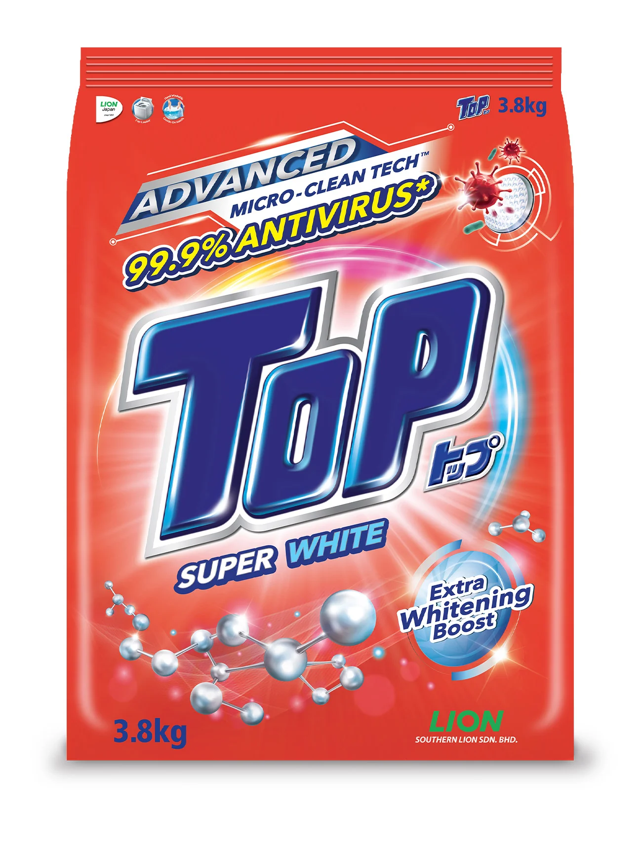 TOP POWDER SUPER WHITE 3.6KG